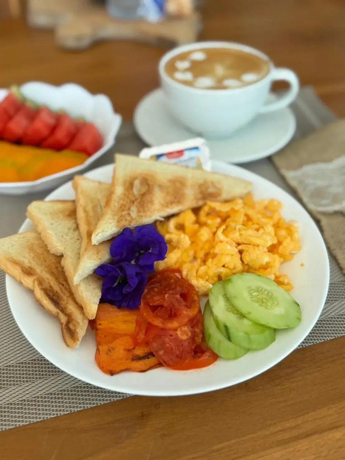 Breakfast in Reboot Retreat Beach Resort, Restaurant, and Coffee Shop Breakfast in Reboot Retreat Beach Resort, Restaurant, and Coffee Shop