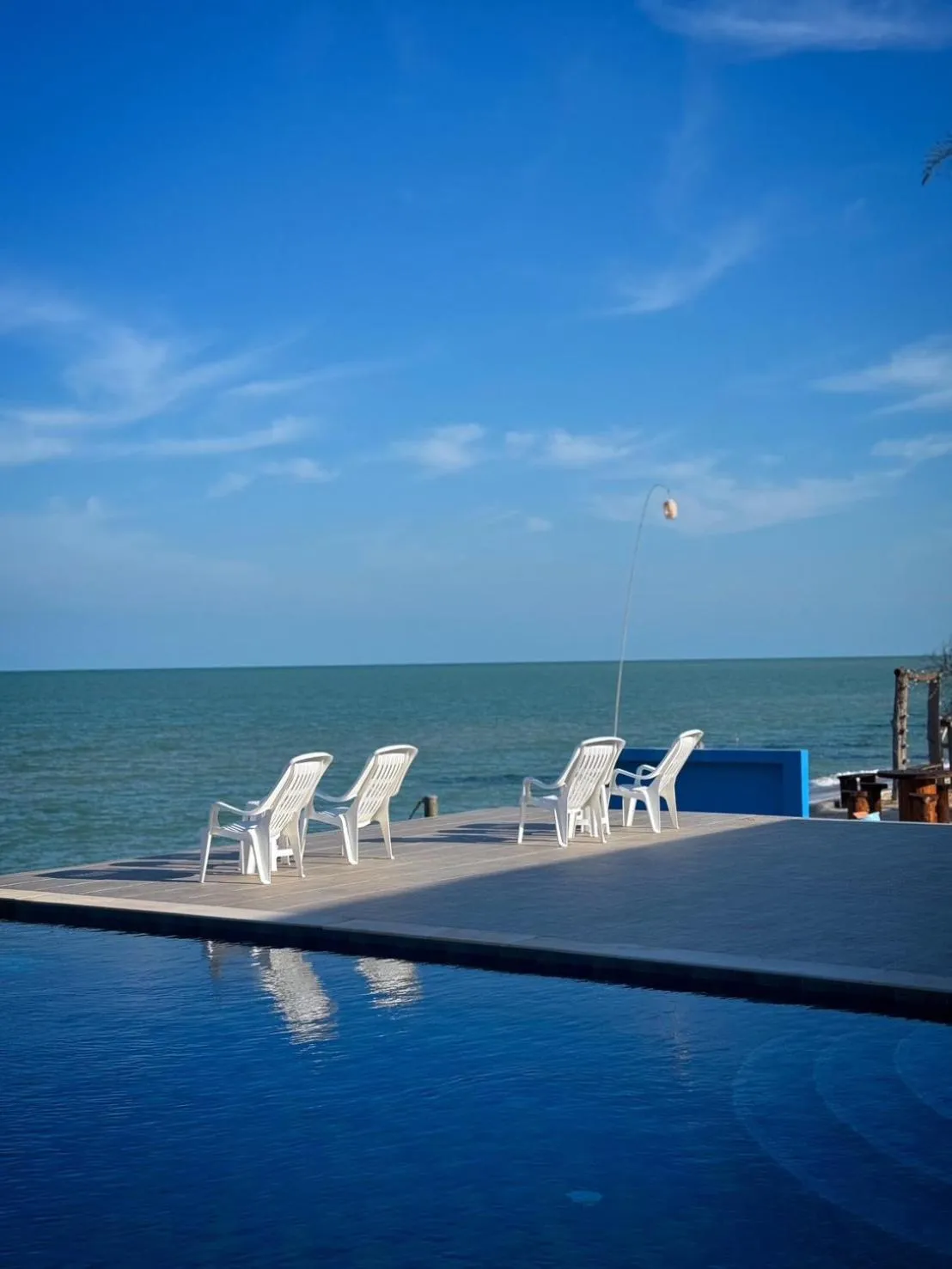 Swimming pool in Reboot Beach Resort, Restaurant, and Coffee Shop