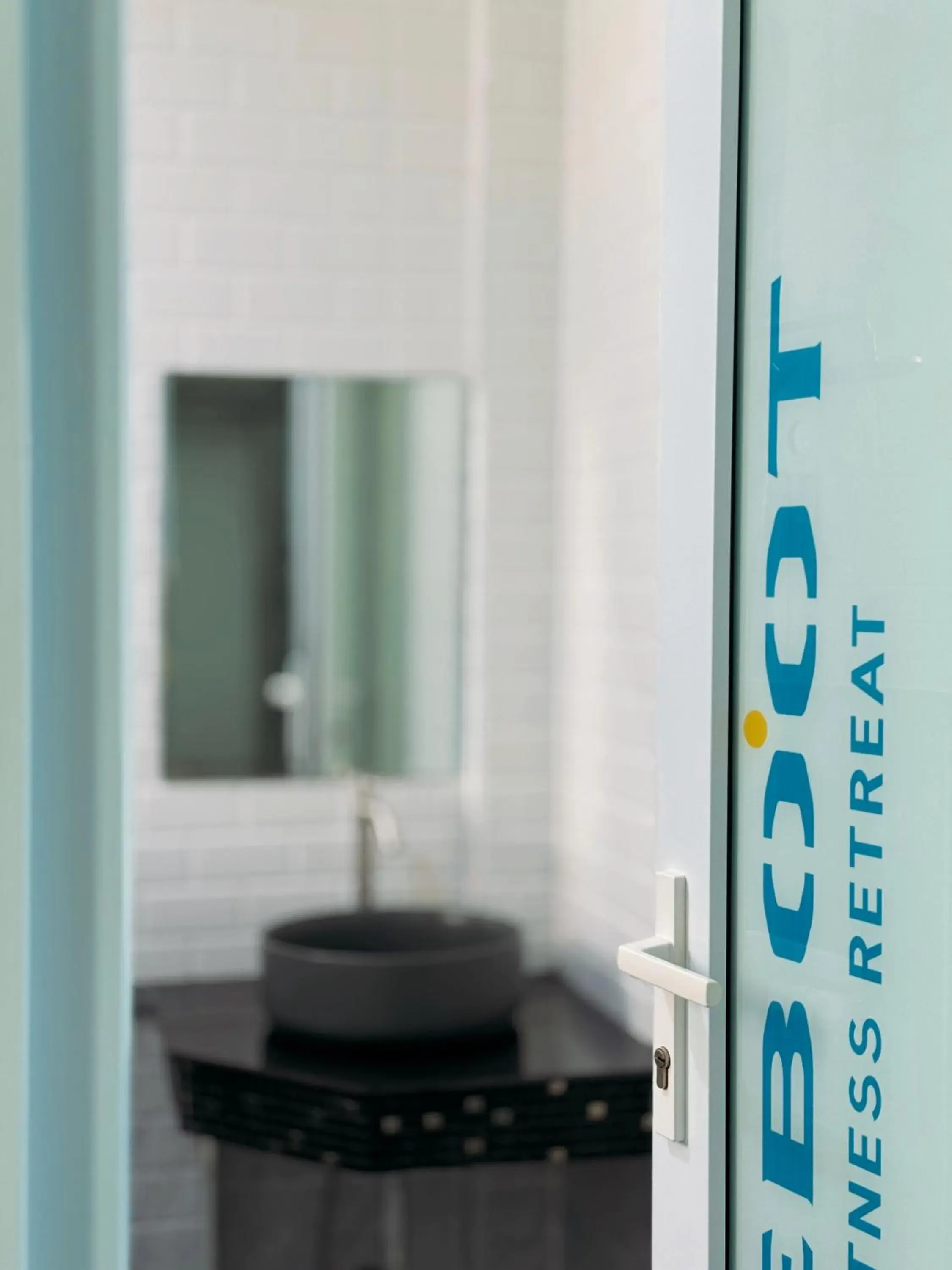 Bathroom in Reboot Beach Resort, Restaurant, and Coffee Shop Bathroom in Reboot Beach Resort, Restaurant, and Coffee Shop