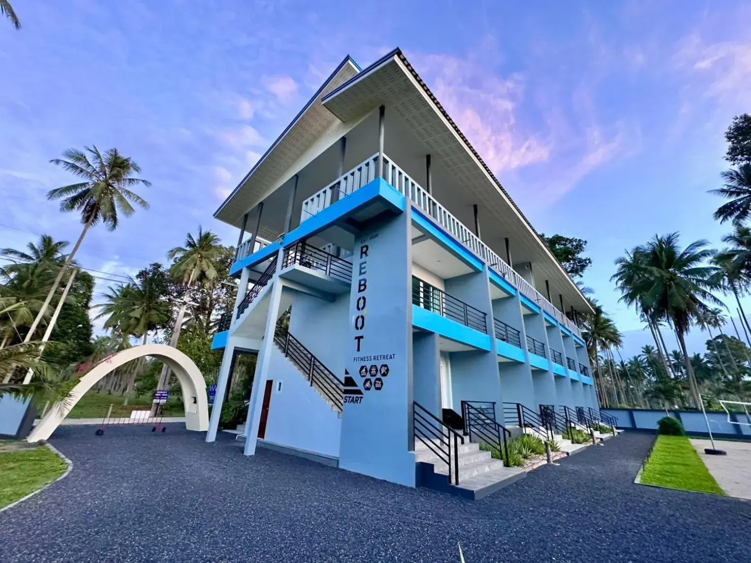 Property building in Reboot Beach Resort, Restaurant, and Coffee Shop Property building in Reboot Beach Resort, Restaurant, and Coffee Shop