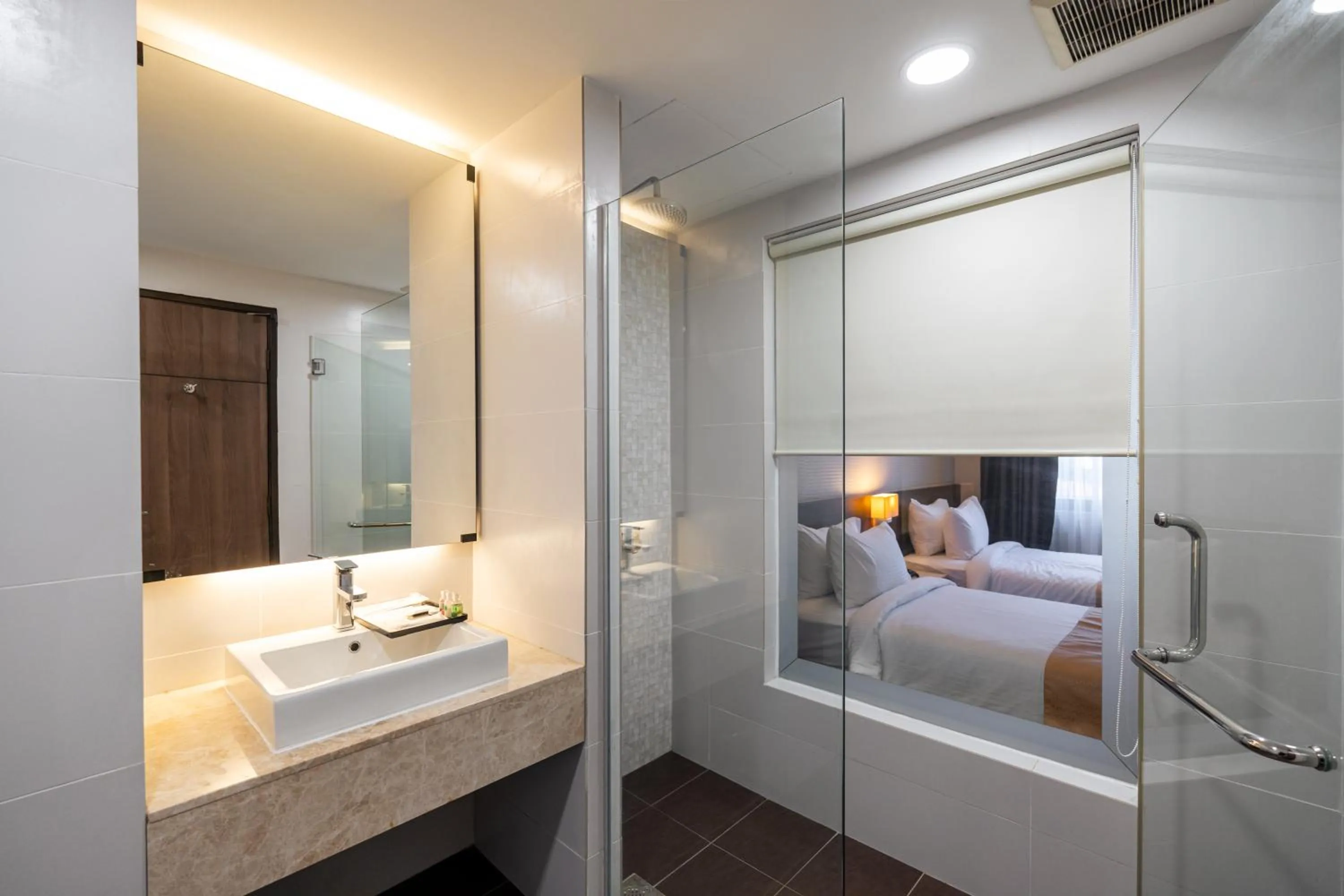 Bed in Hotel Tamara Melaka