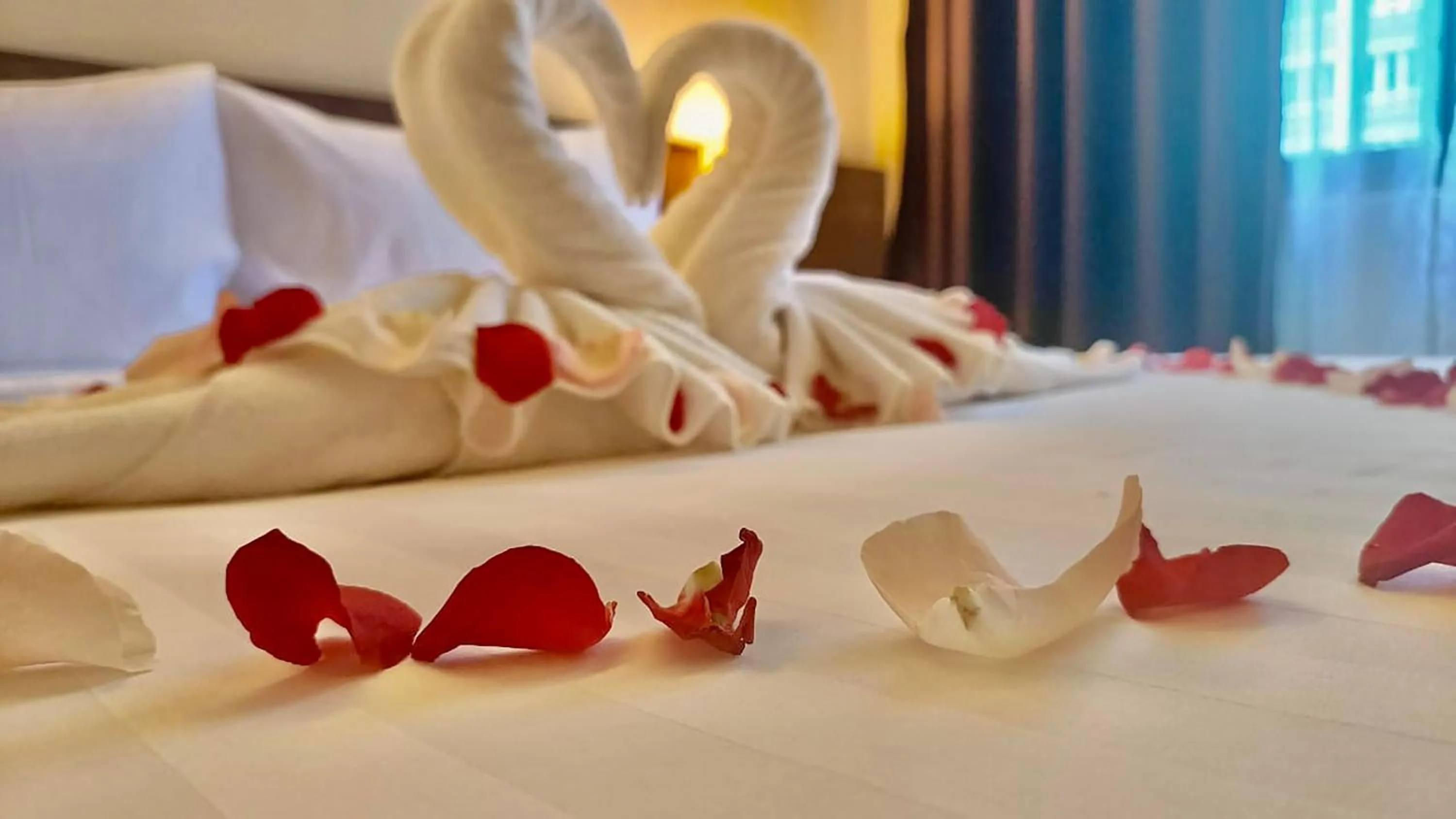 Decorative detail, Bed in Hotel Tamara Melaka