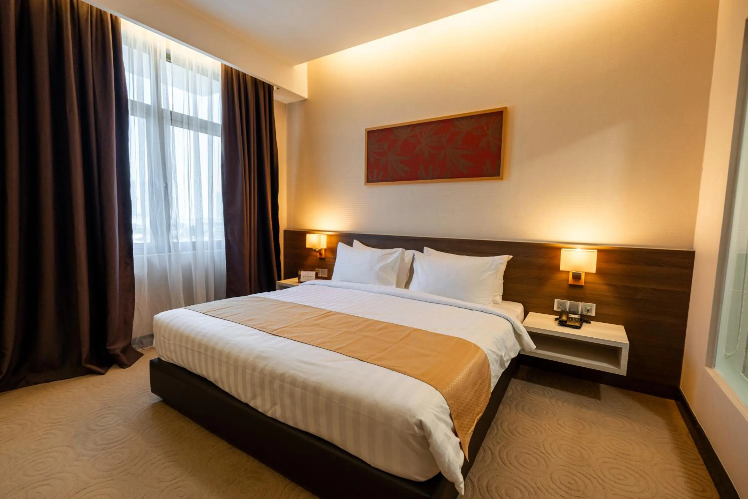 Bed in Hotel Tamara Melaka