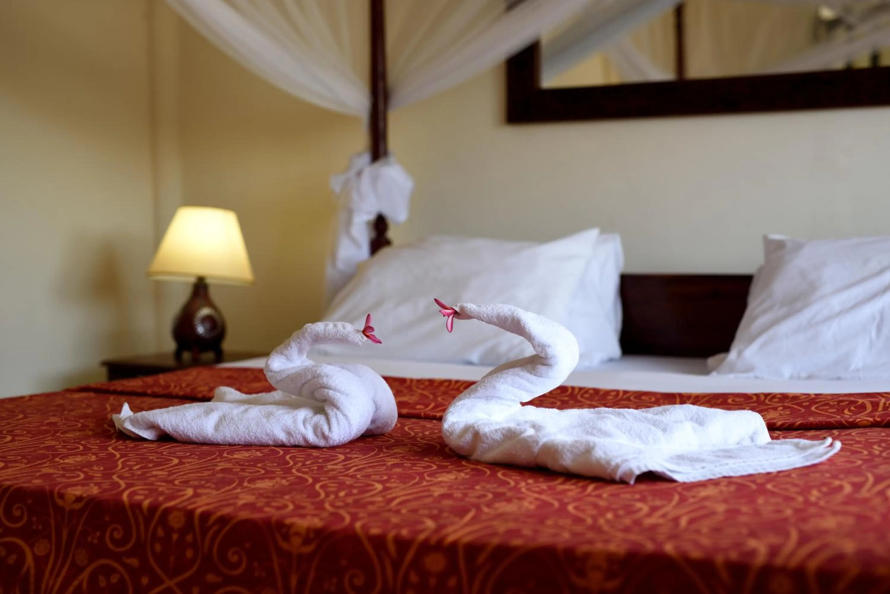 Decorative detail, Bed in Villa Serenity, Tanzania Unforgettable