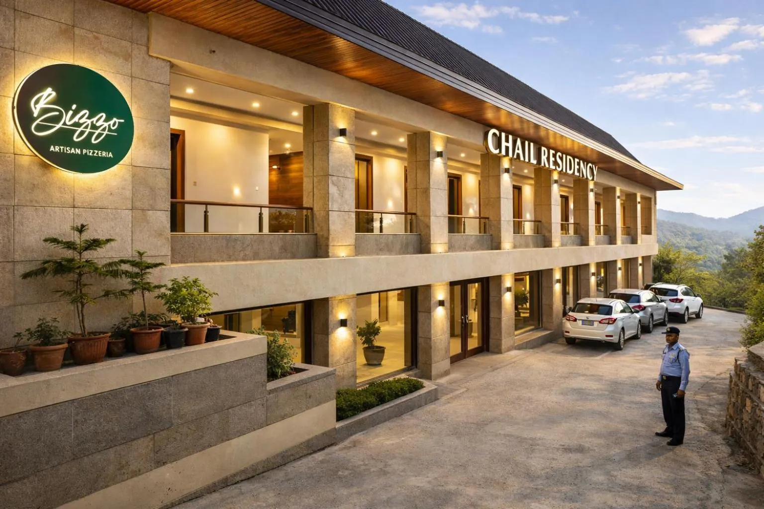 Property building in Hotel Chail Residency