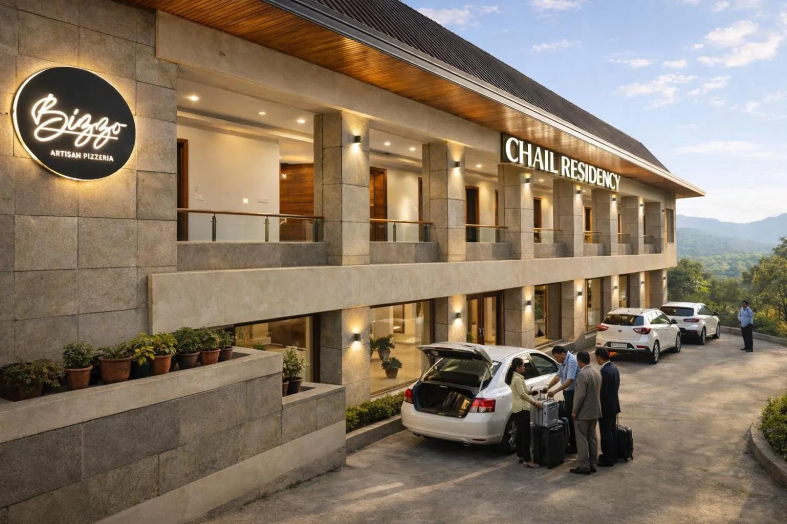 Property building in Hotel Chail Residency