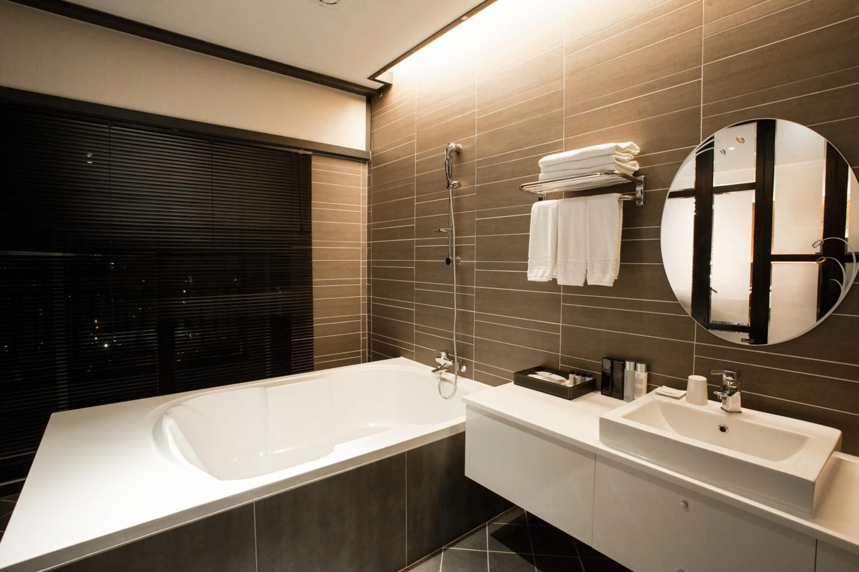 Bathroom in CS Premier Hotel