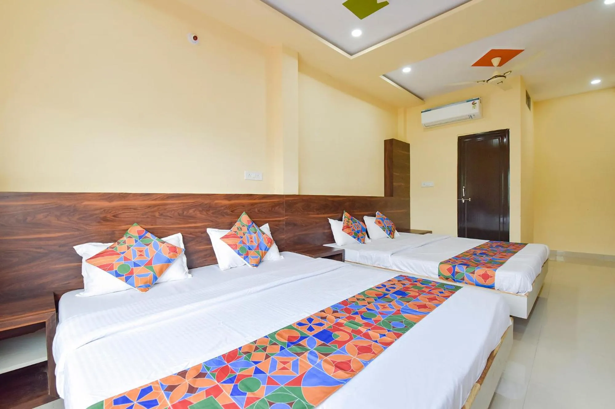 Bed in Via Shree Krishna Guest House