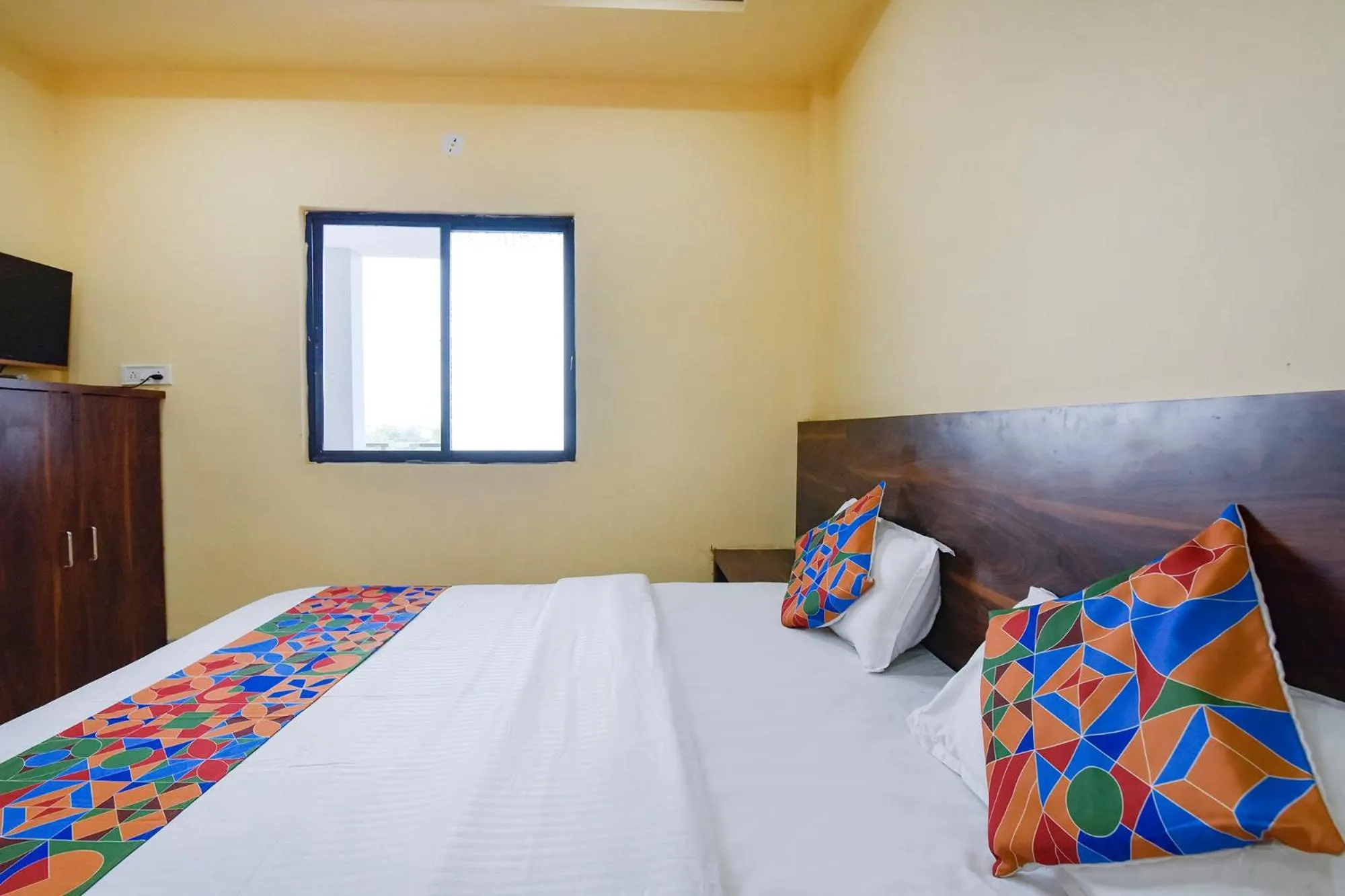 Bed in Via Shree Krishna Guest House