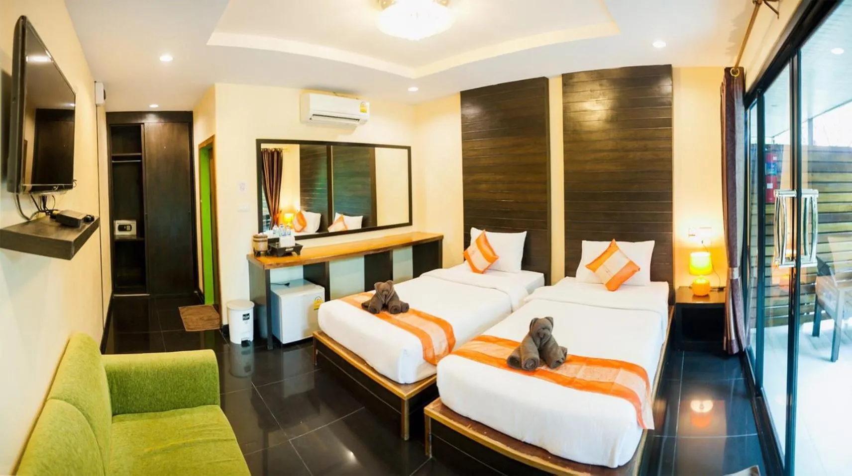 Bed in Leelawadee Lipe Resort