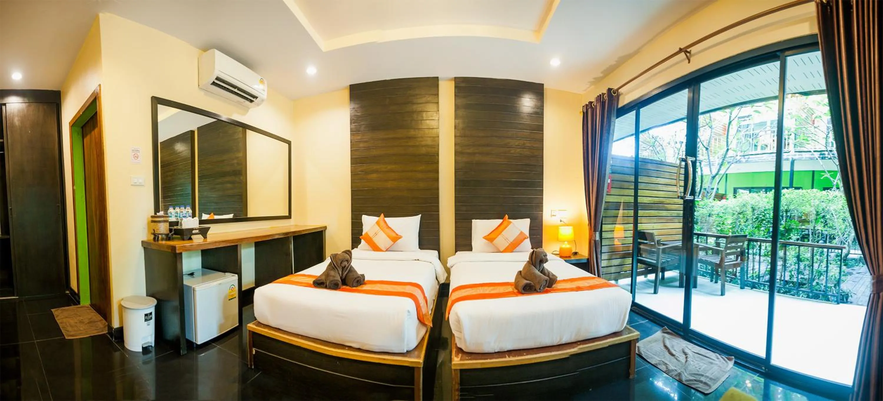 Bed in Leelawadee Lipe Resort