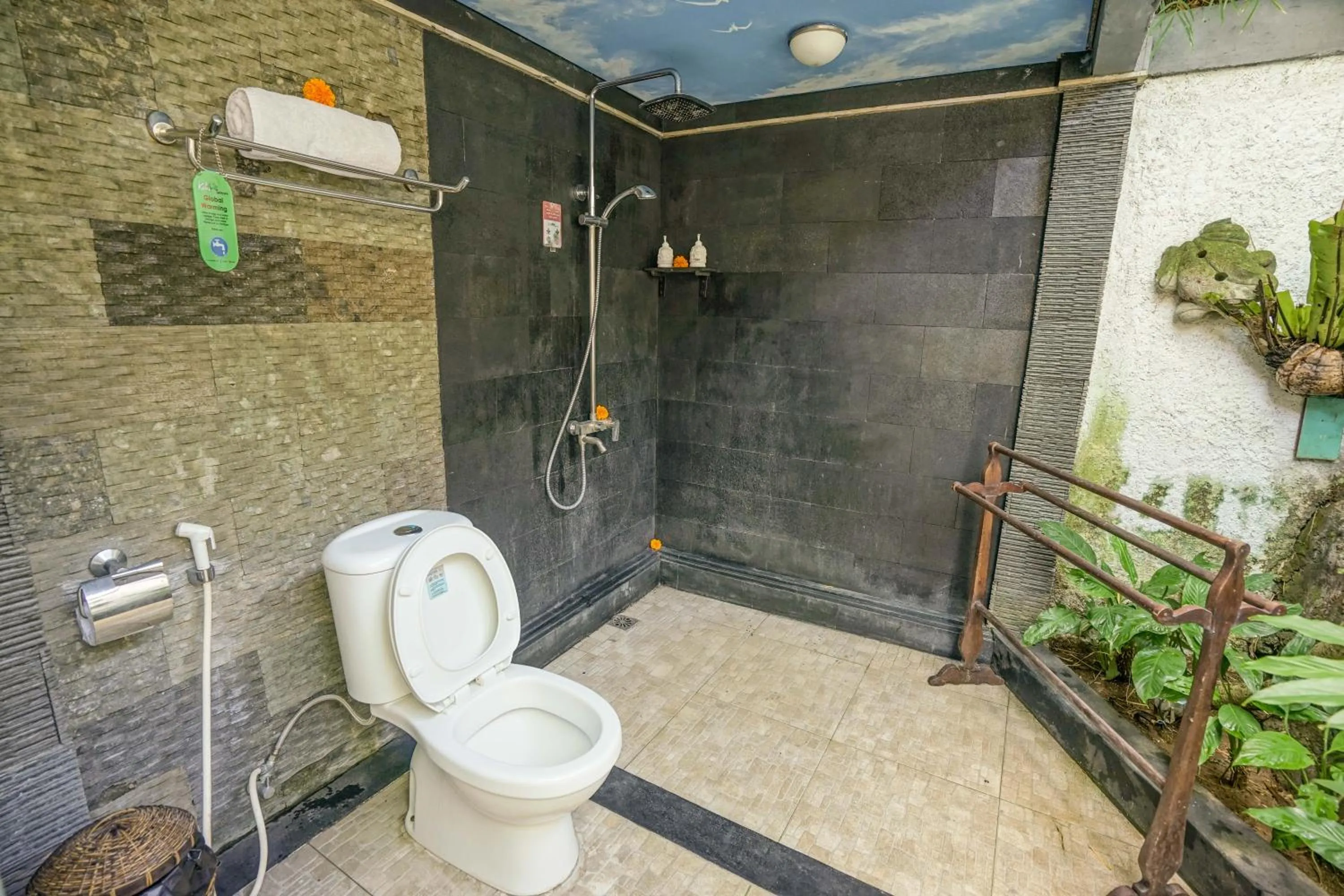 Shower in KTS Balinese Villas