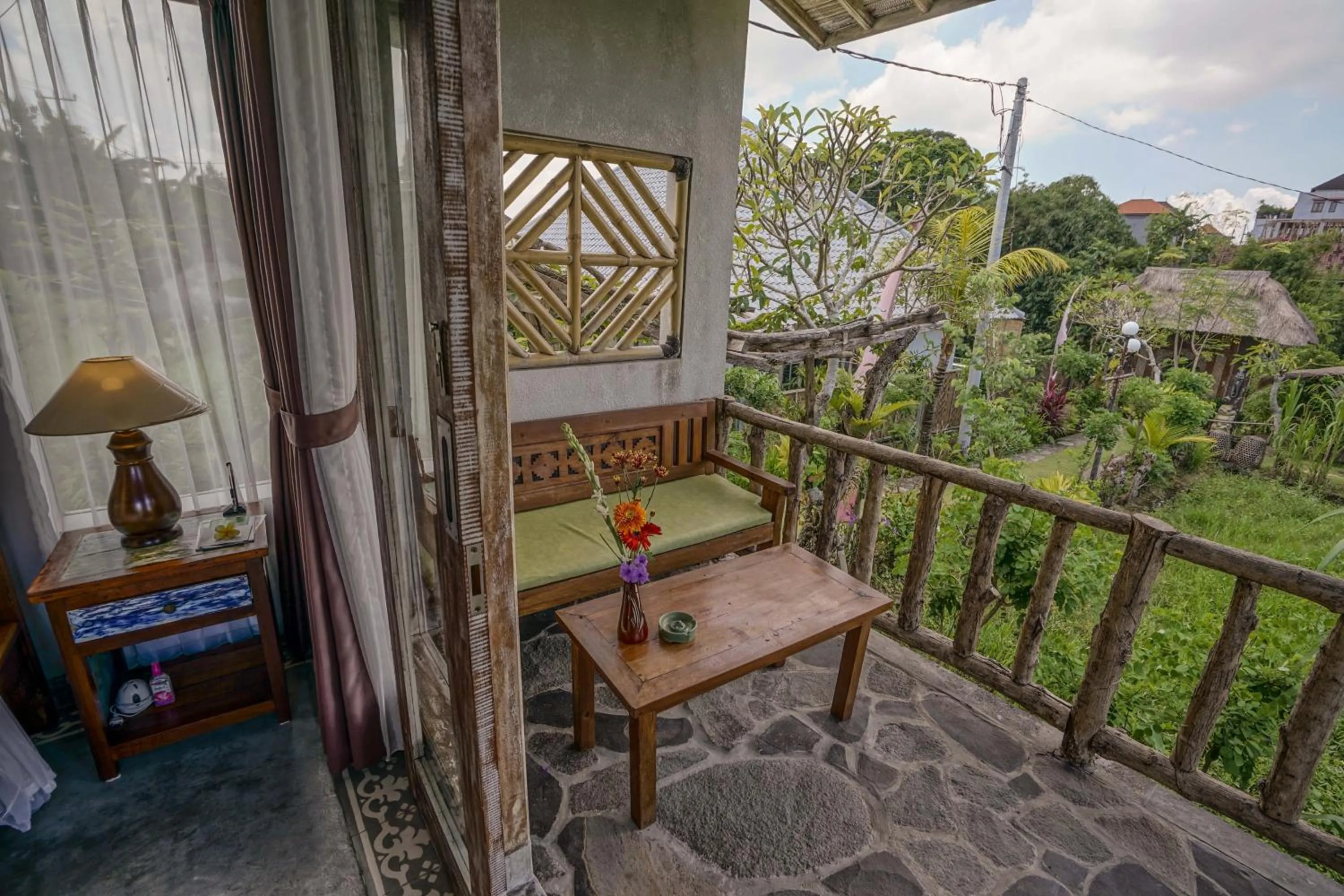 Balcony/Terrace in KTS Balinese Villas