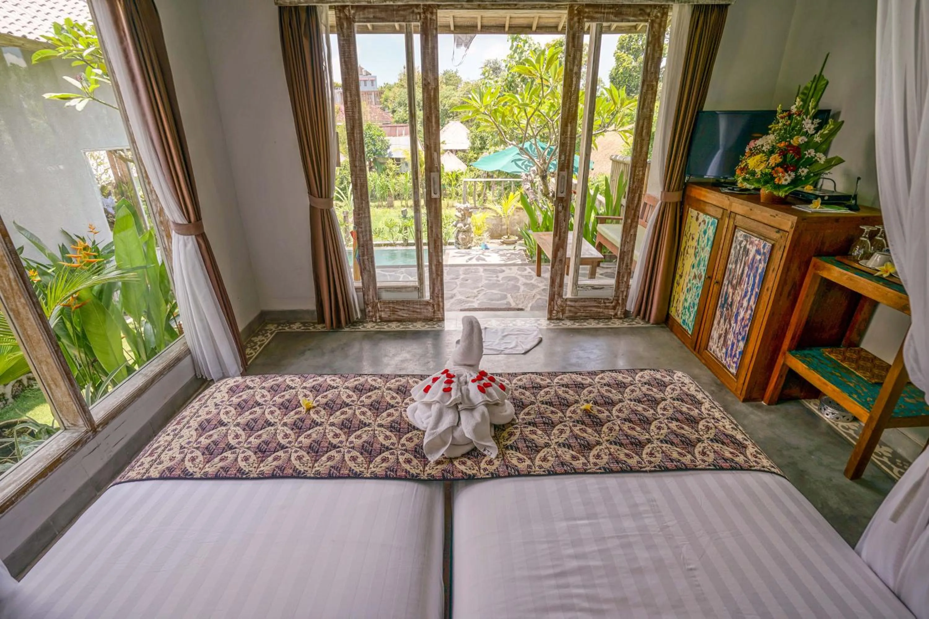 Bedroom, Bed in KTS Balinese Villas