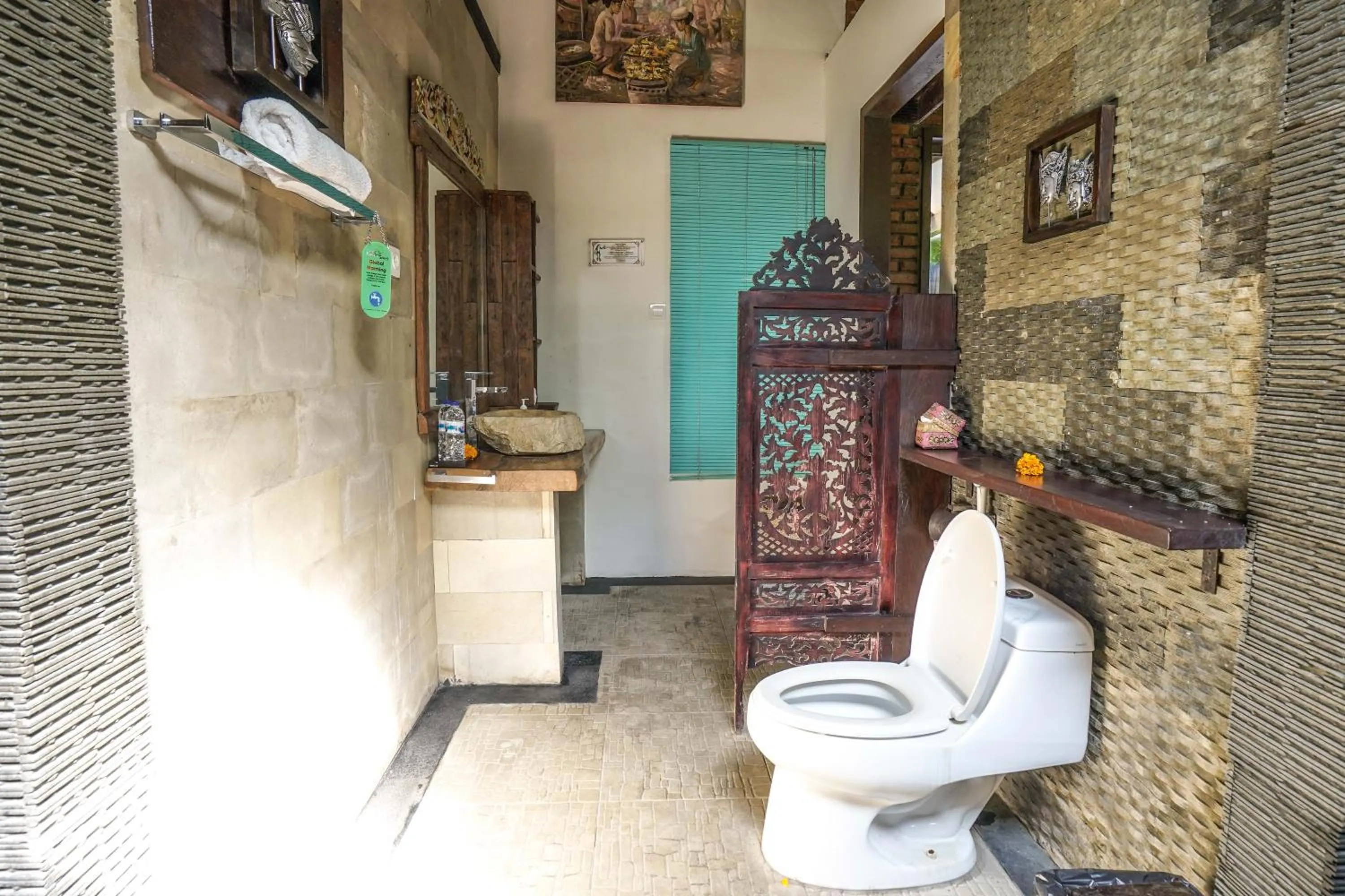 Shower in KTS Balinese Villas
