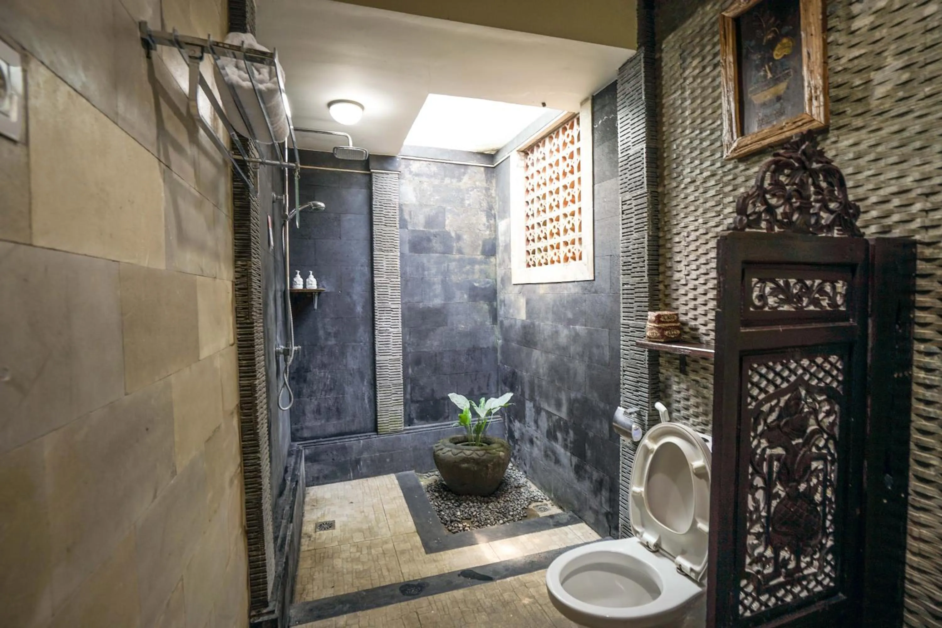 Shower in KTS Balinese Villas