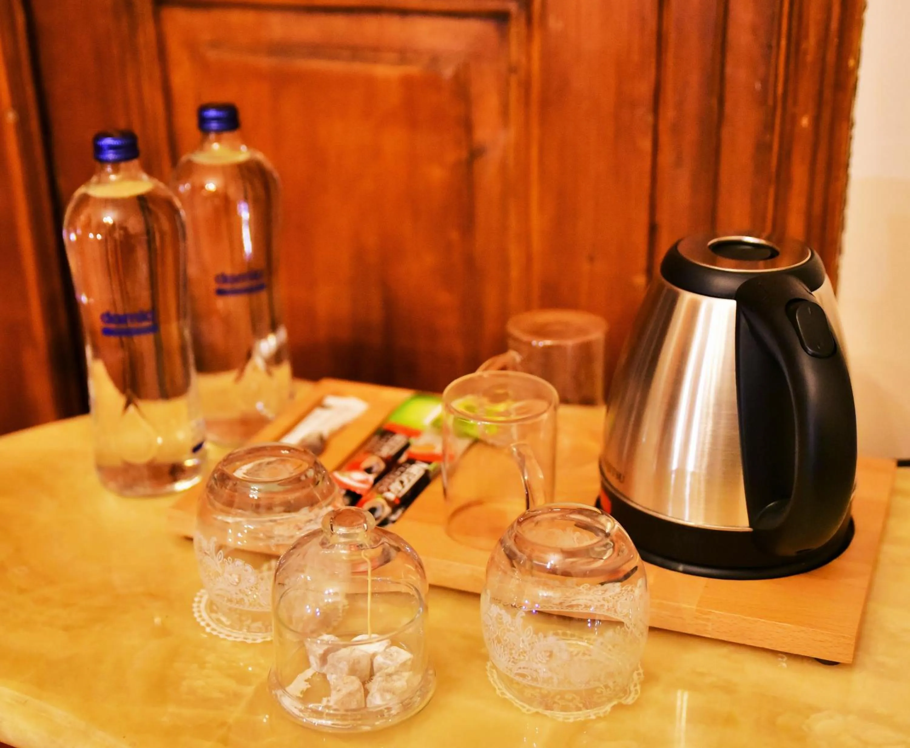 Coffee/tea facilities in Ottoman Suites by Sera House