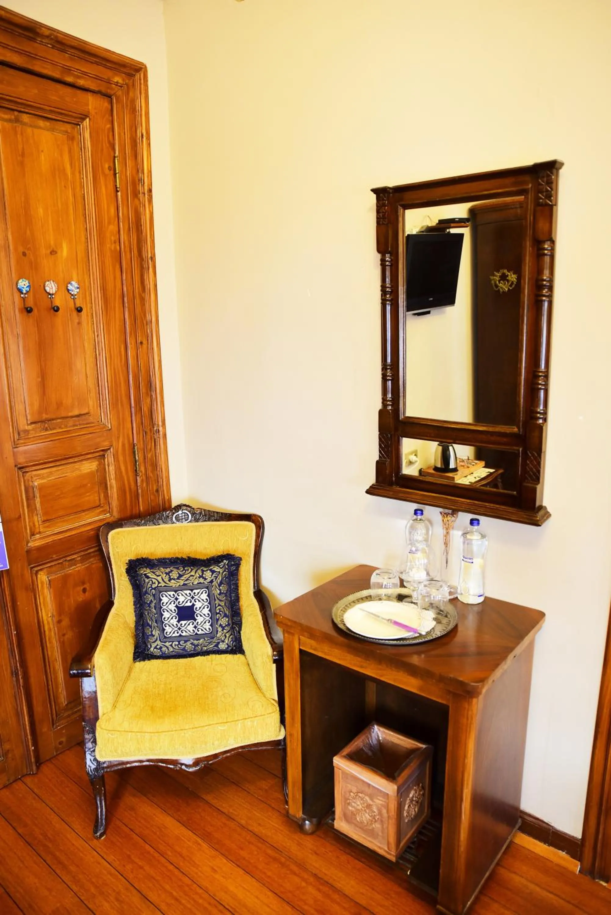 Seating area in Ottoman Suites by Sera House
