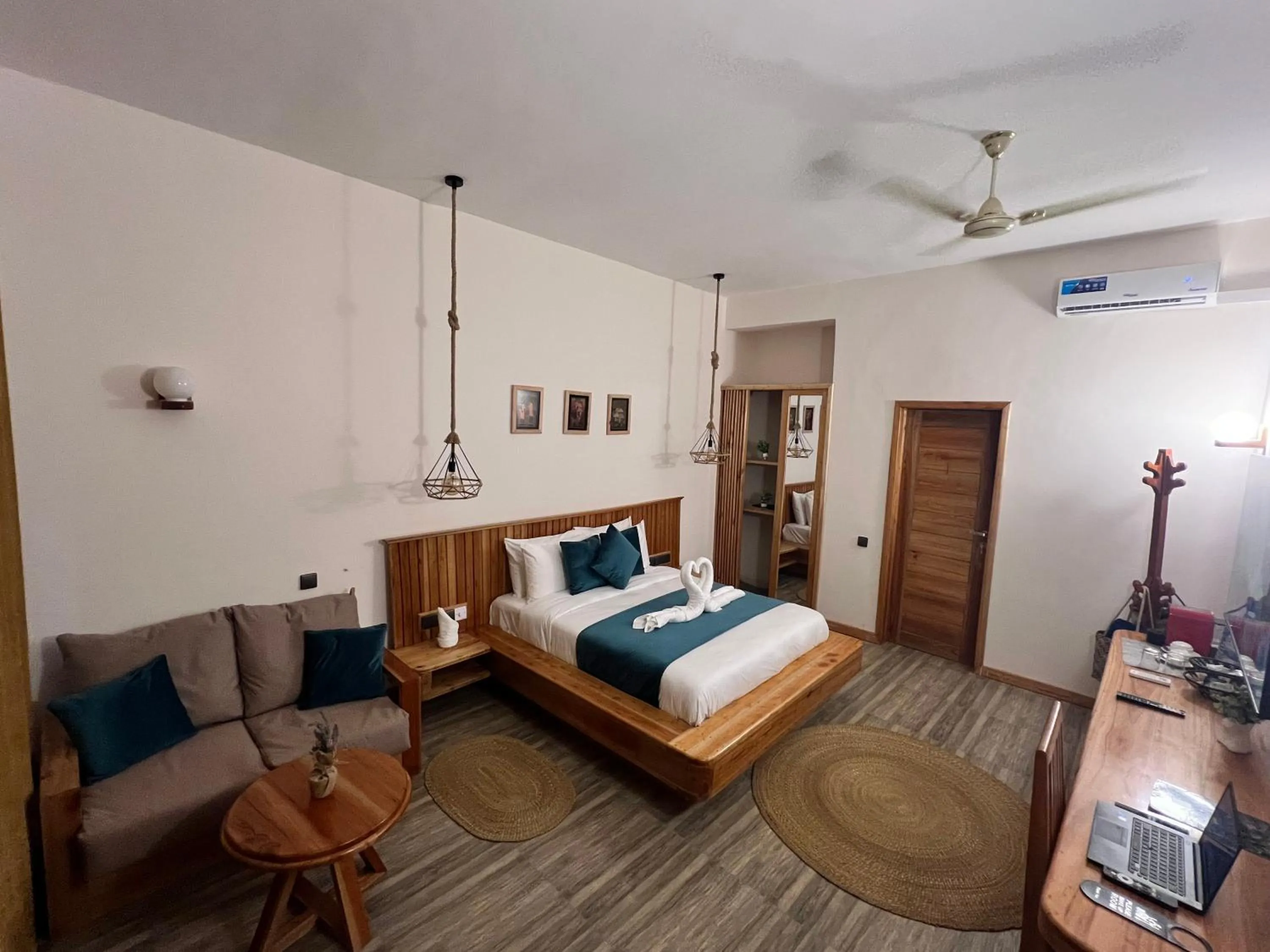 Living room, Bed in Tropical Nungwi