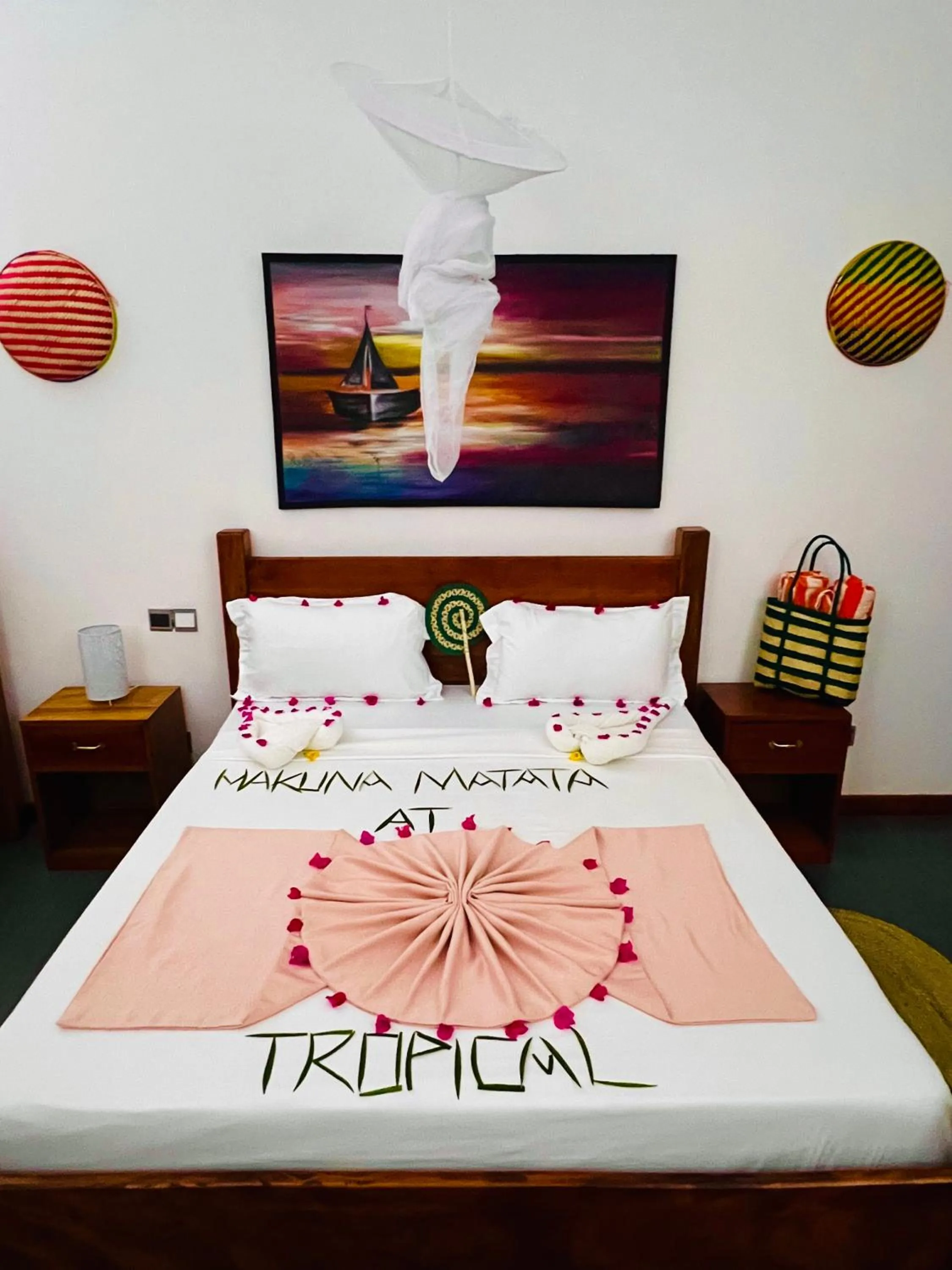 Bed in Tropical Nungwi