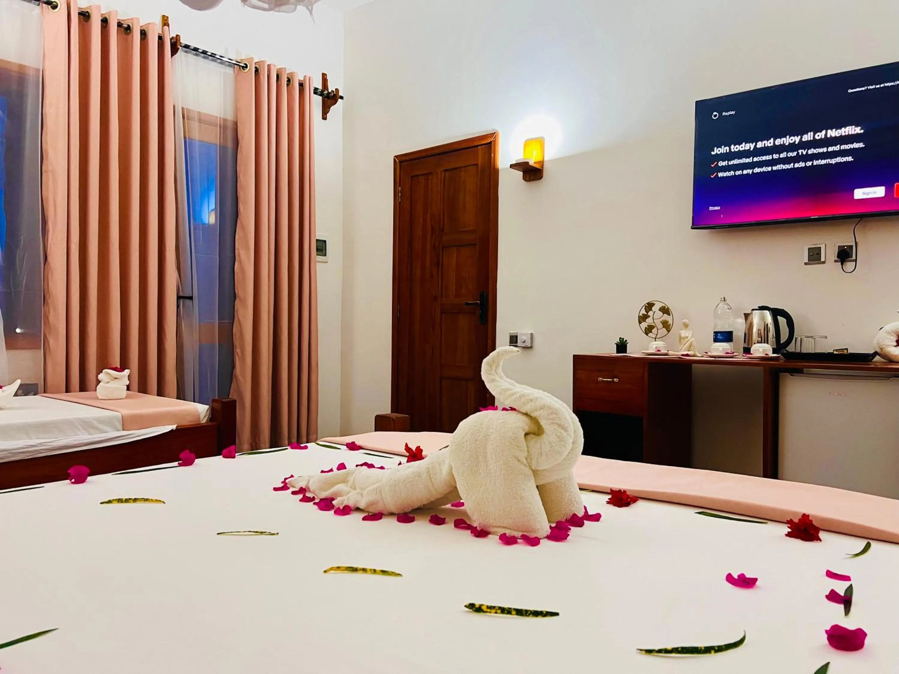 TV and multimedia, Bed in Tropical Nungwi