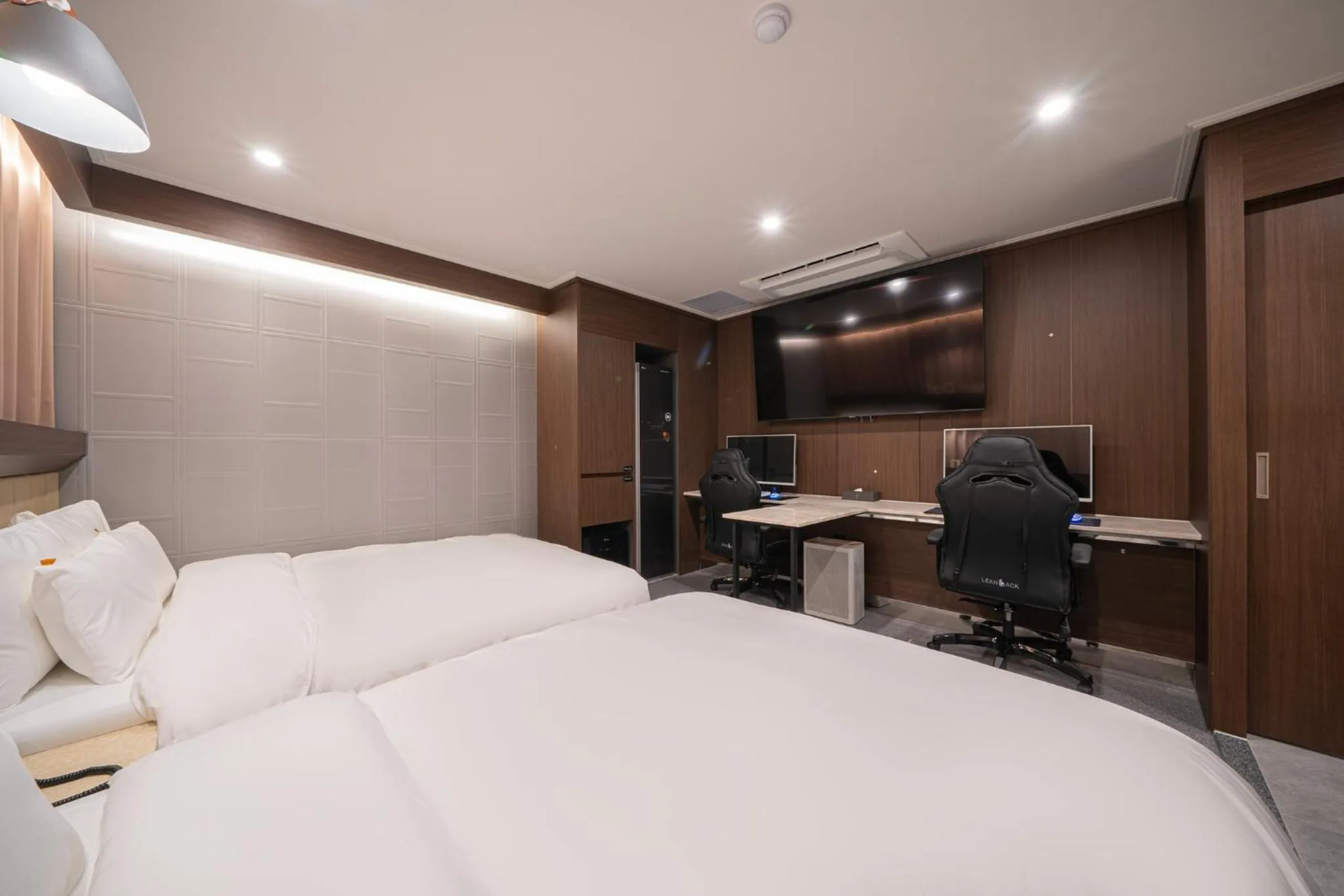 Bed in Brown Dot Hotel Sangju