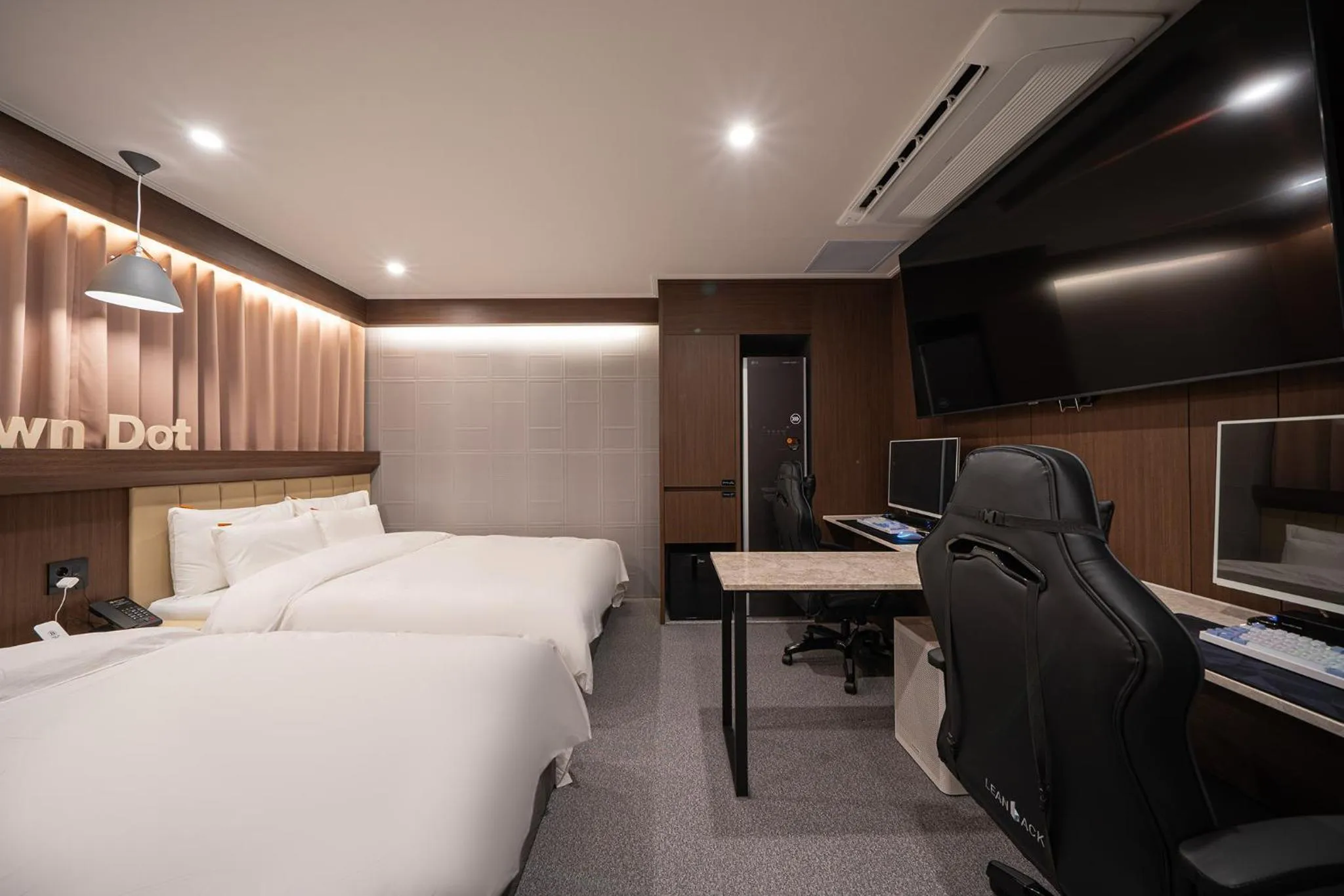 Bed in Brown Dot Hotel Sangju