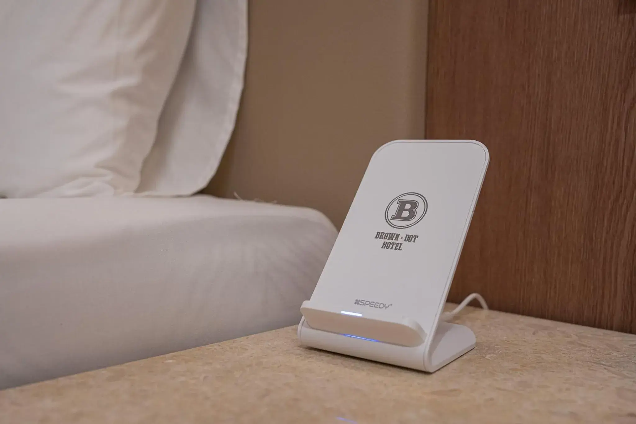 Bed in Brown Dot Hotel Sangju Bed in Brown Dot Hotel Sangju