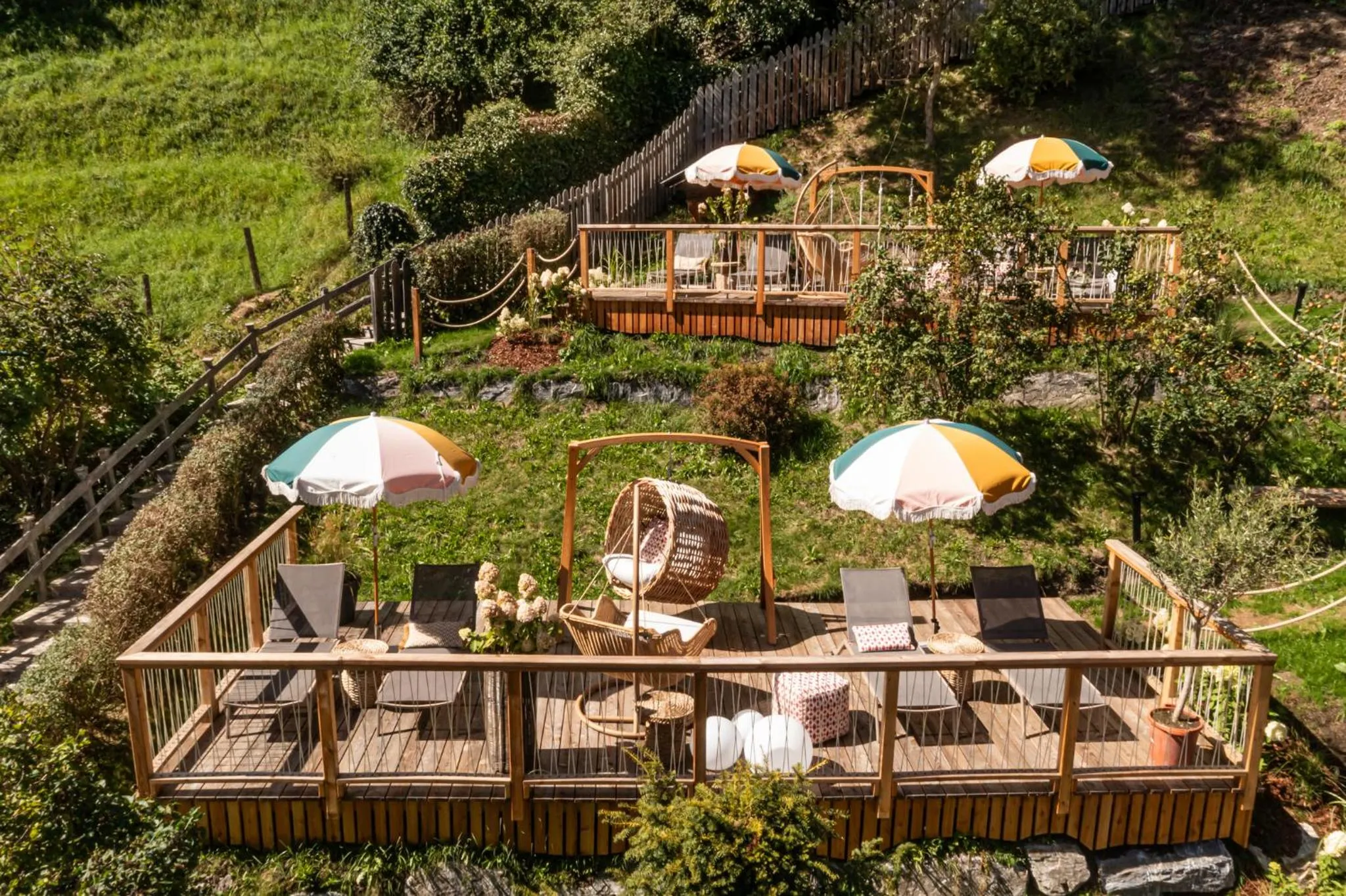 Garden in B&B Berglift direkt an der Talstation