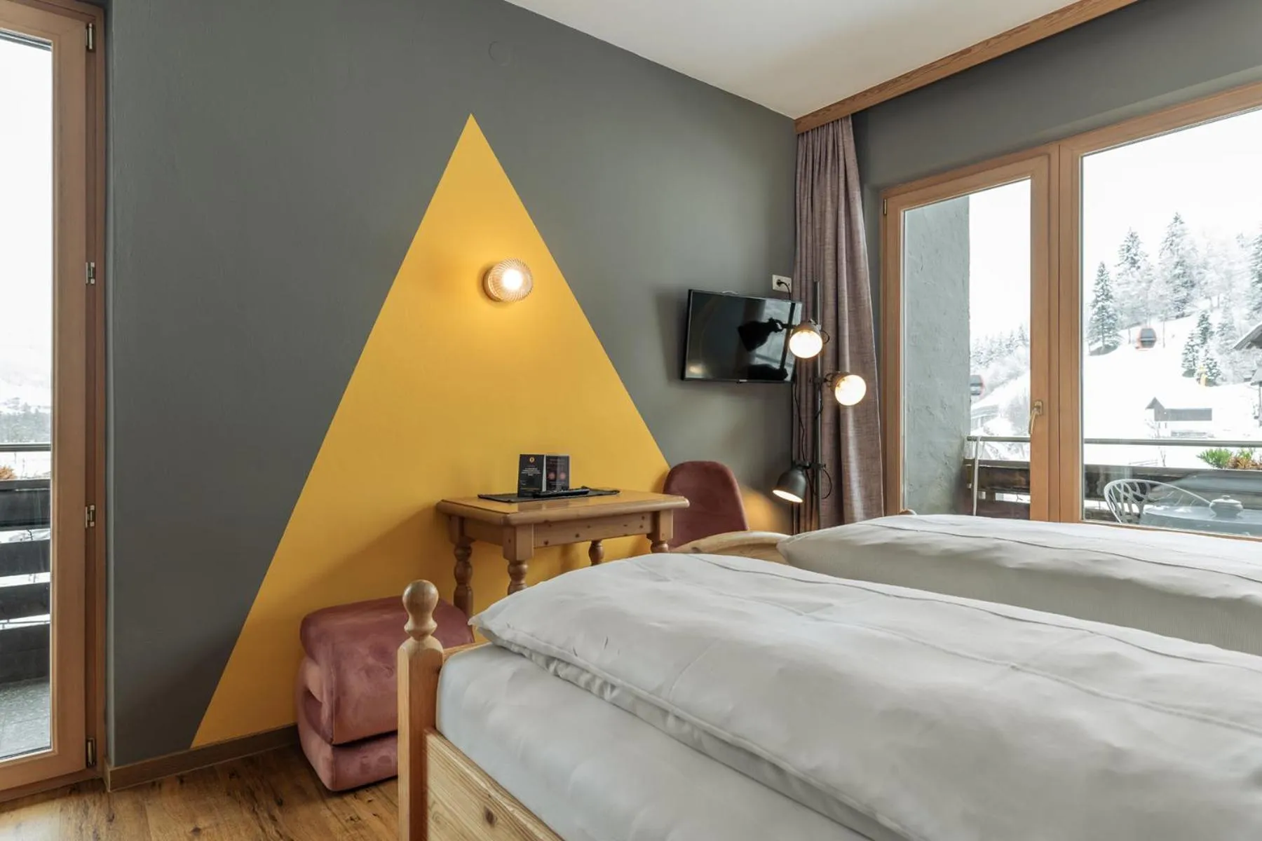 Bedroom, Bed in B&B Berglift direkt an der Talstation
