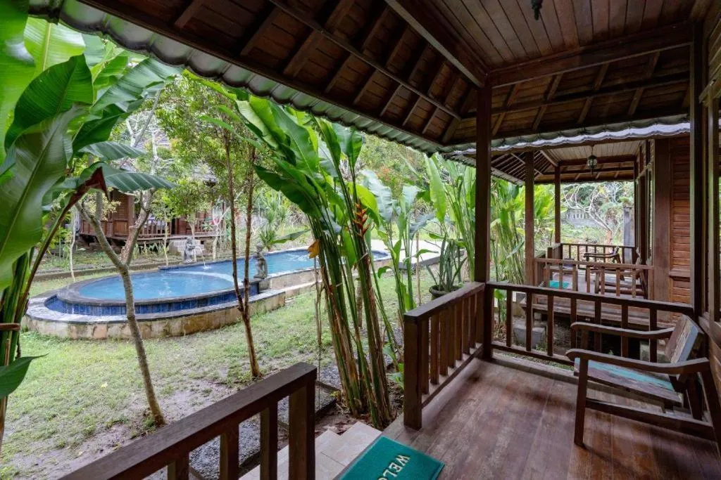 Balcony/Terrace in Raira's Villas Lembongan