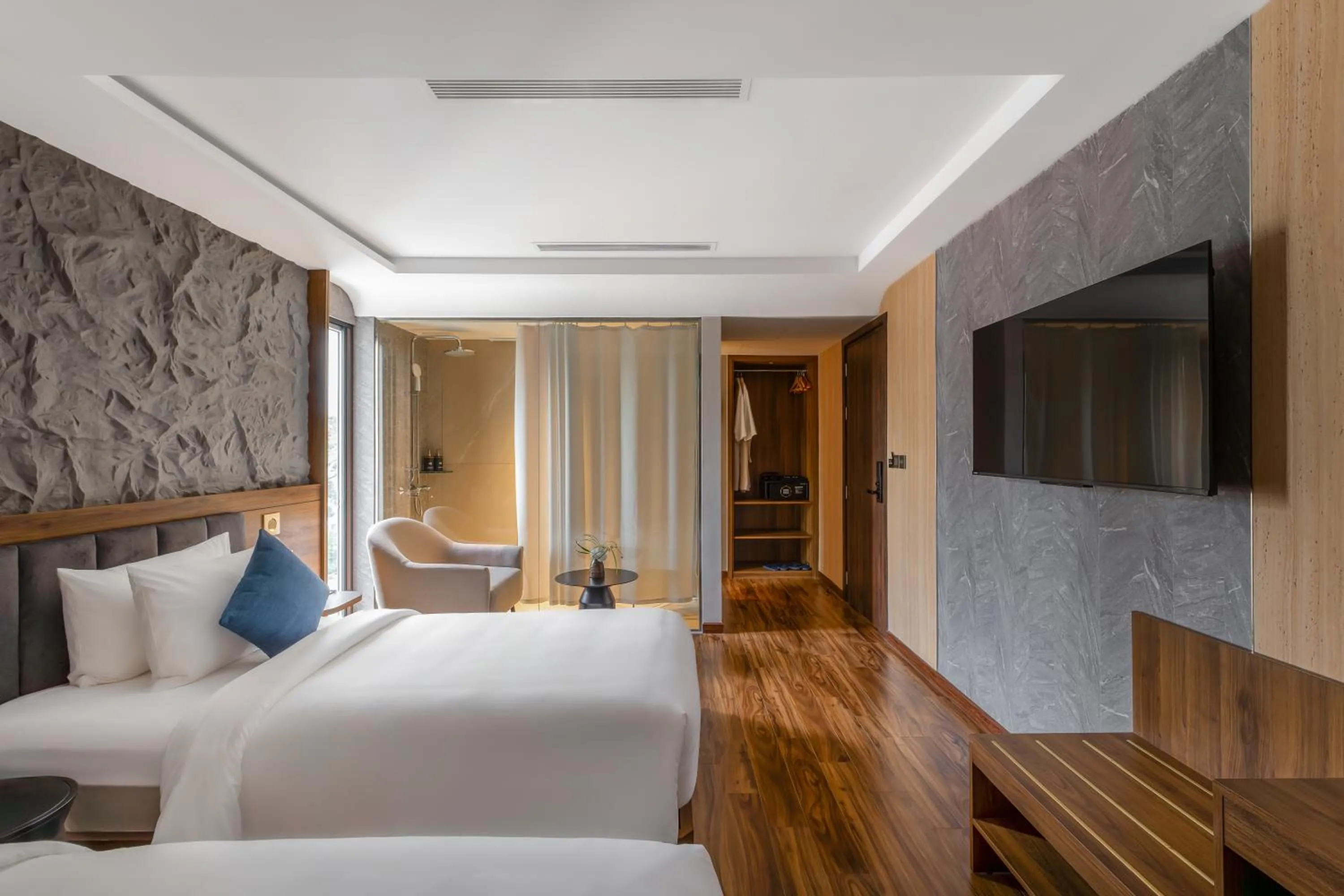 Bed in Kin Hotel Thai Van Lung