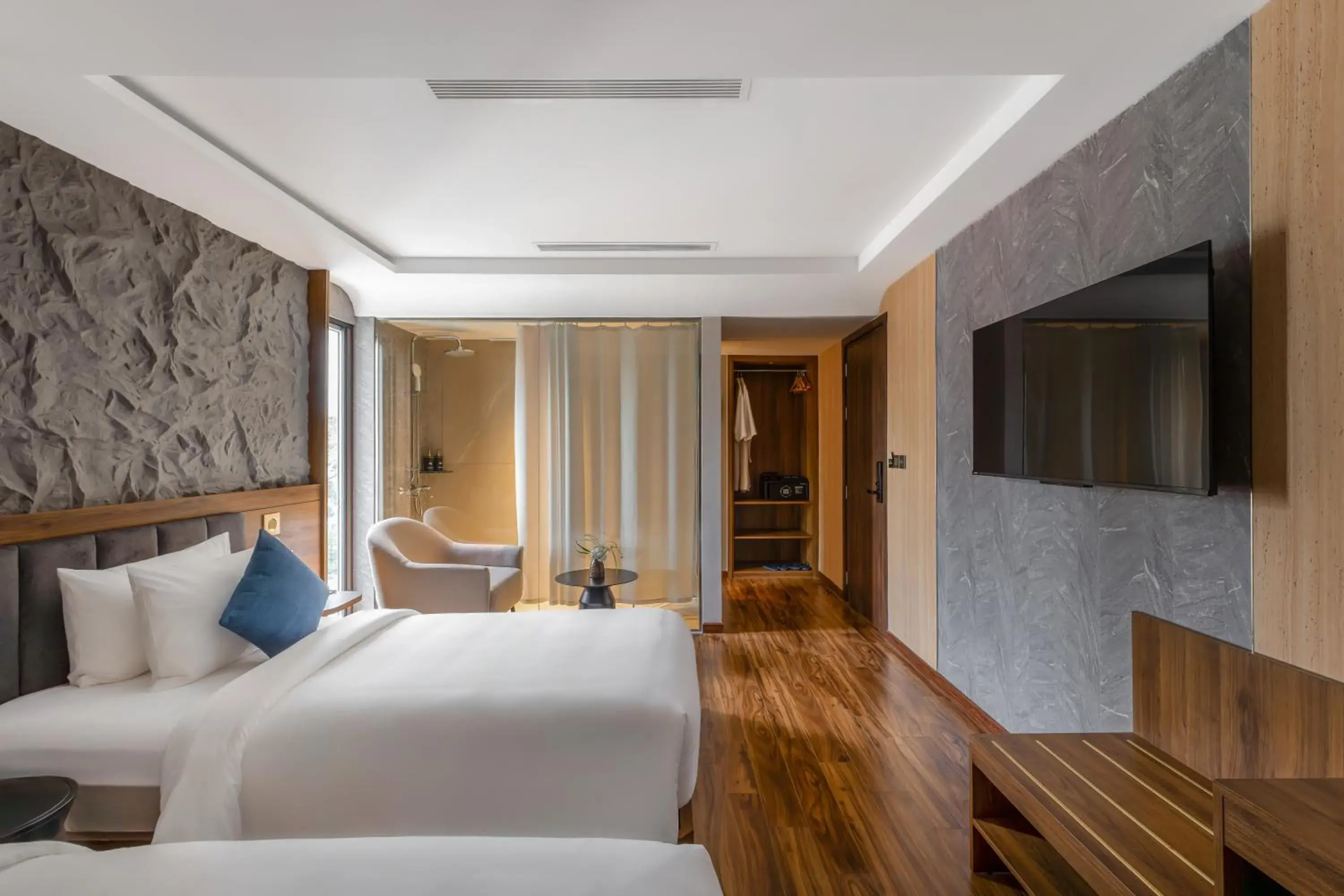 Premier Twin City View in Kin Hotel Thai Van Lung Premier Twin City View in Kin Hotel Thai Van Lung