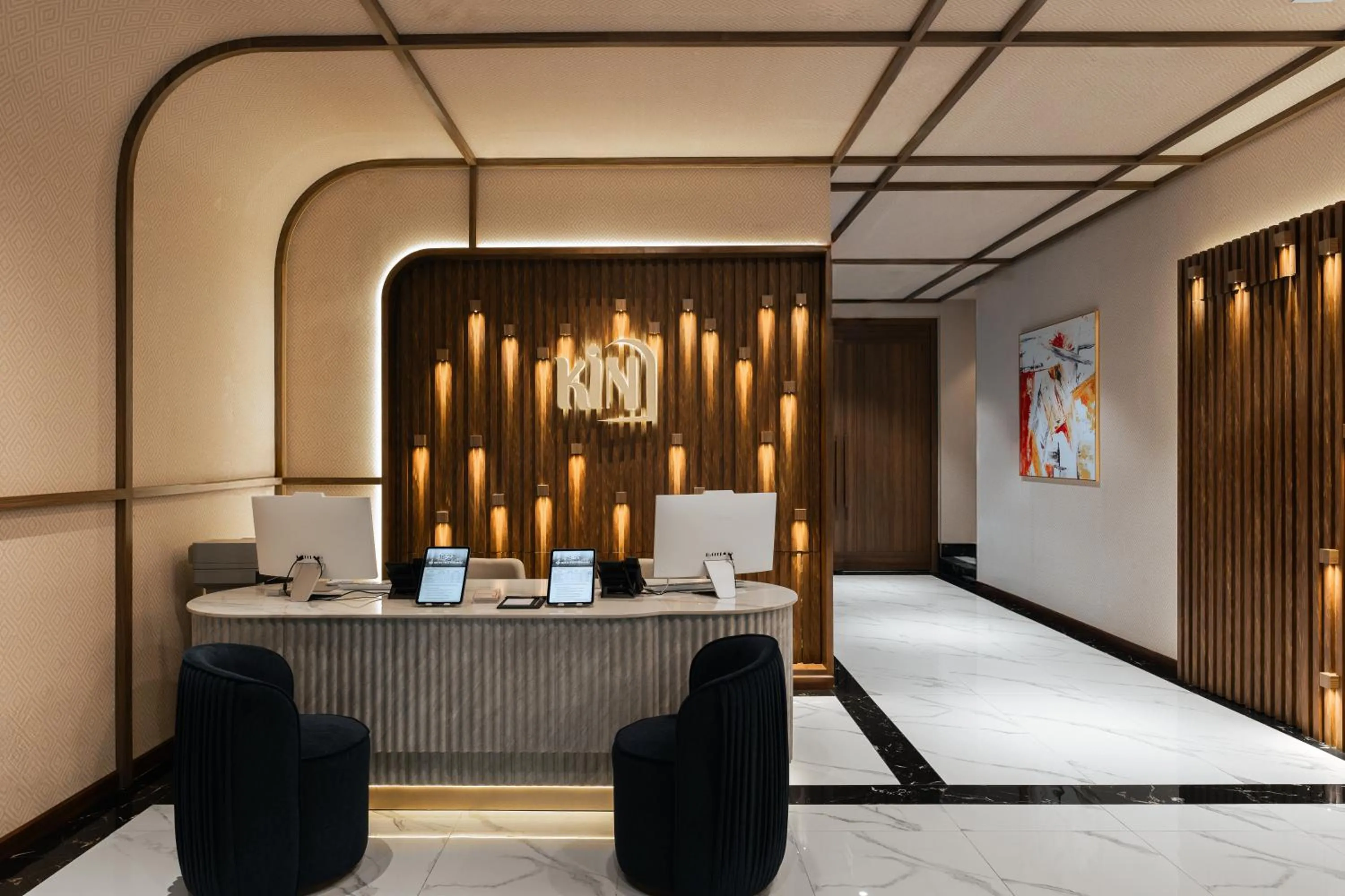 Lobby or reception, Bed in Kin Hotel Thai Van Lung