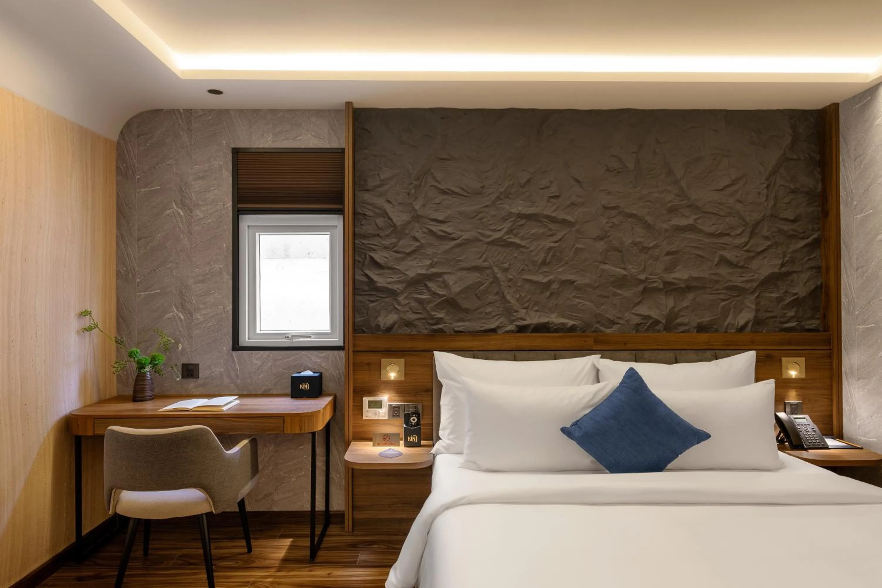 Bed in Kin Hotel Thai Van Lung