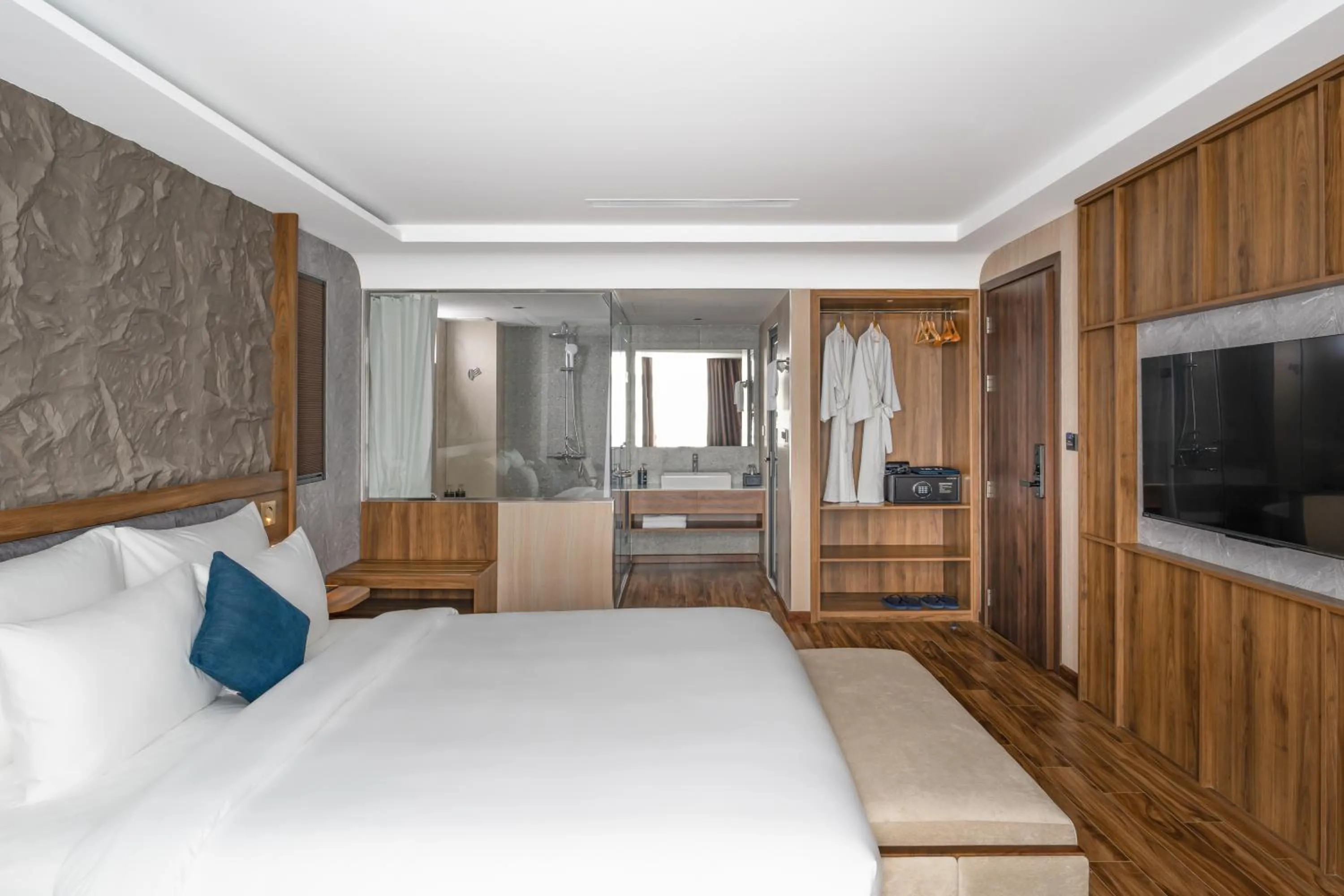 Bed in Kin Hotel Thai Van Lung