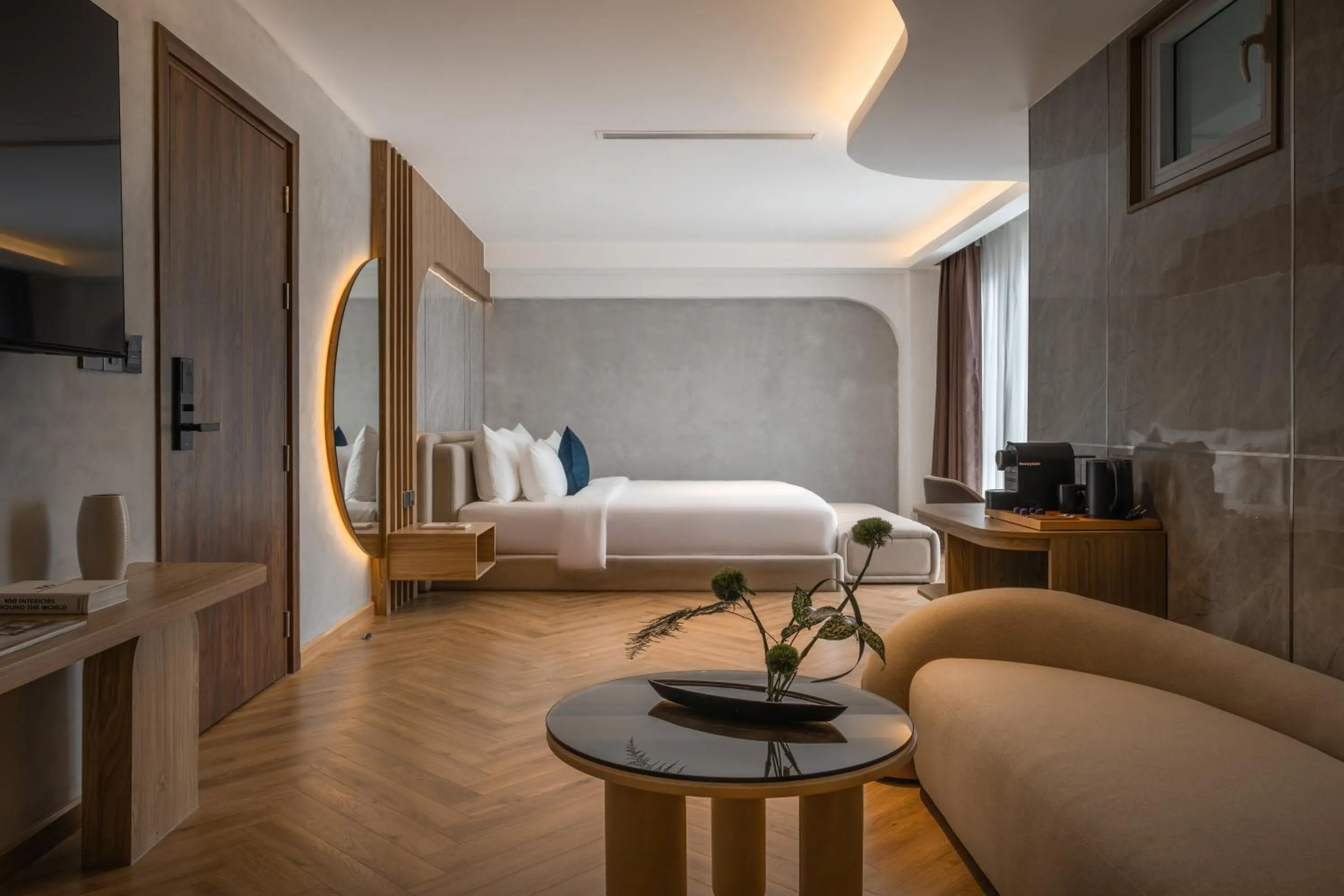 Bed in Kin Hotel Thai Van Lung