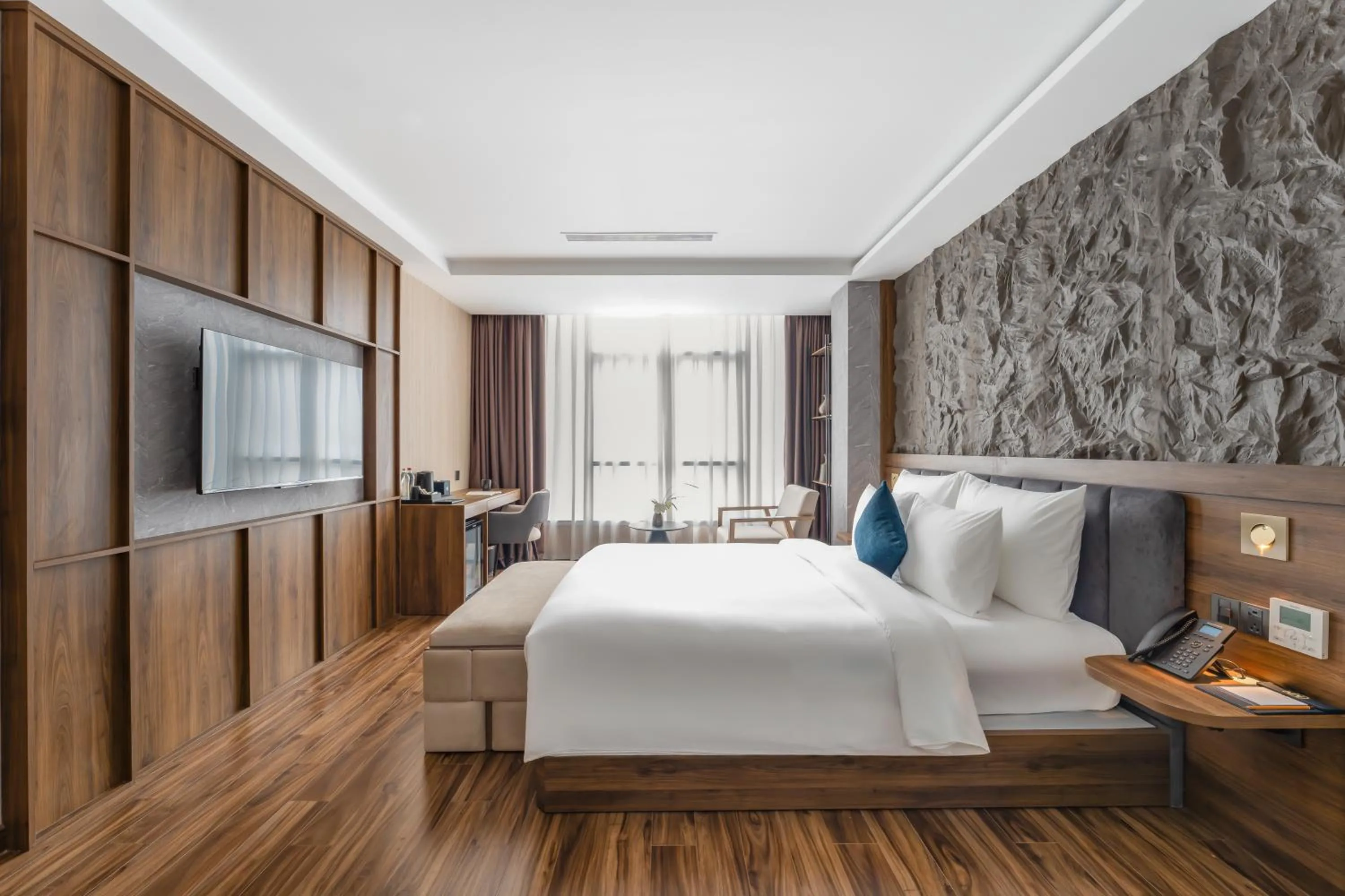 Bed in Kin Hotel Thai Van Lung