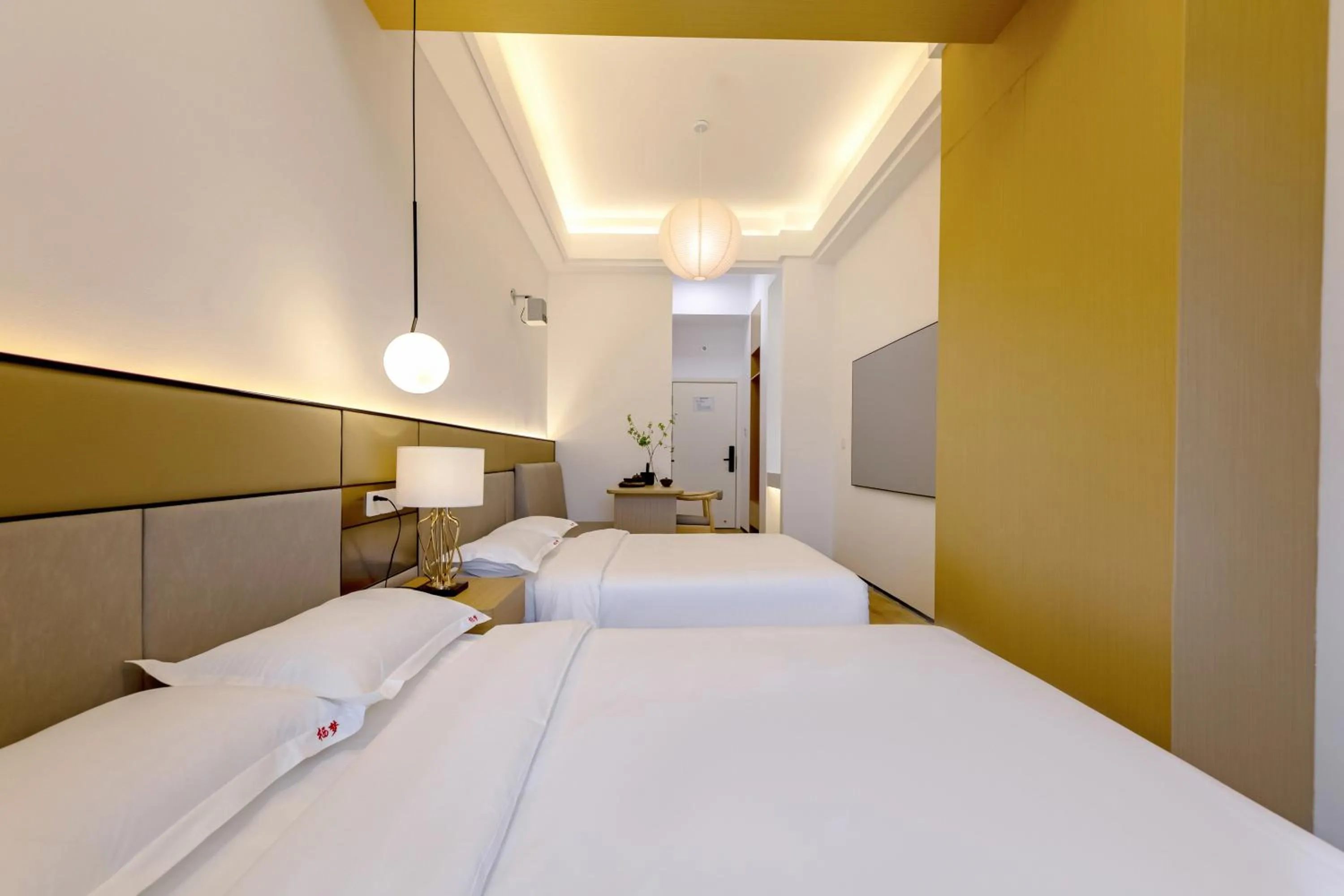 Bed in Dream Inn Hotel Beijing