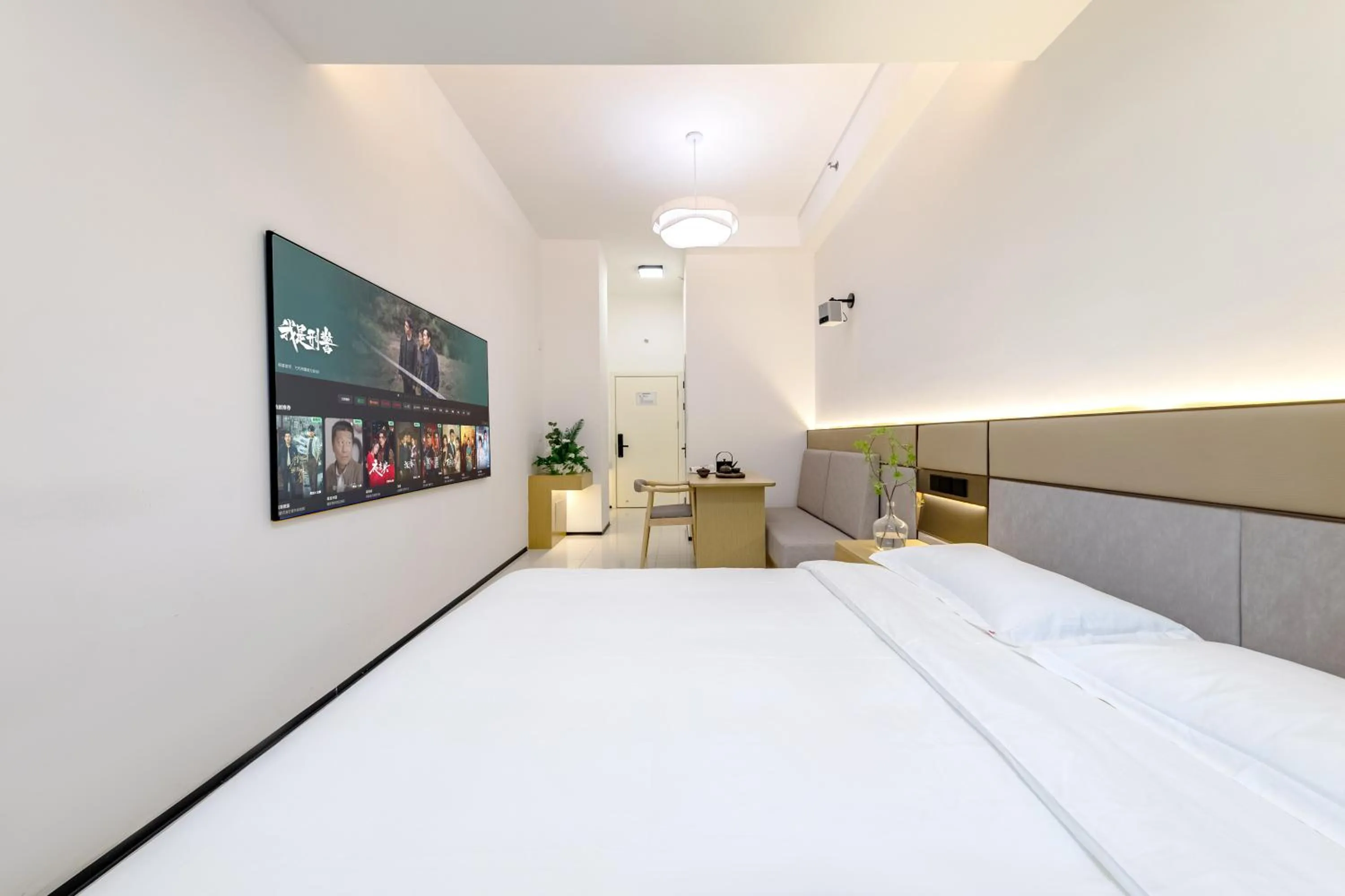 Bed in Dream Inn Hotel Beijing