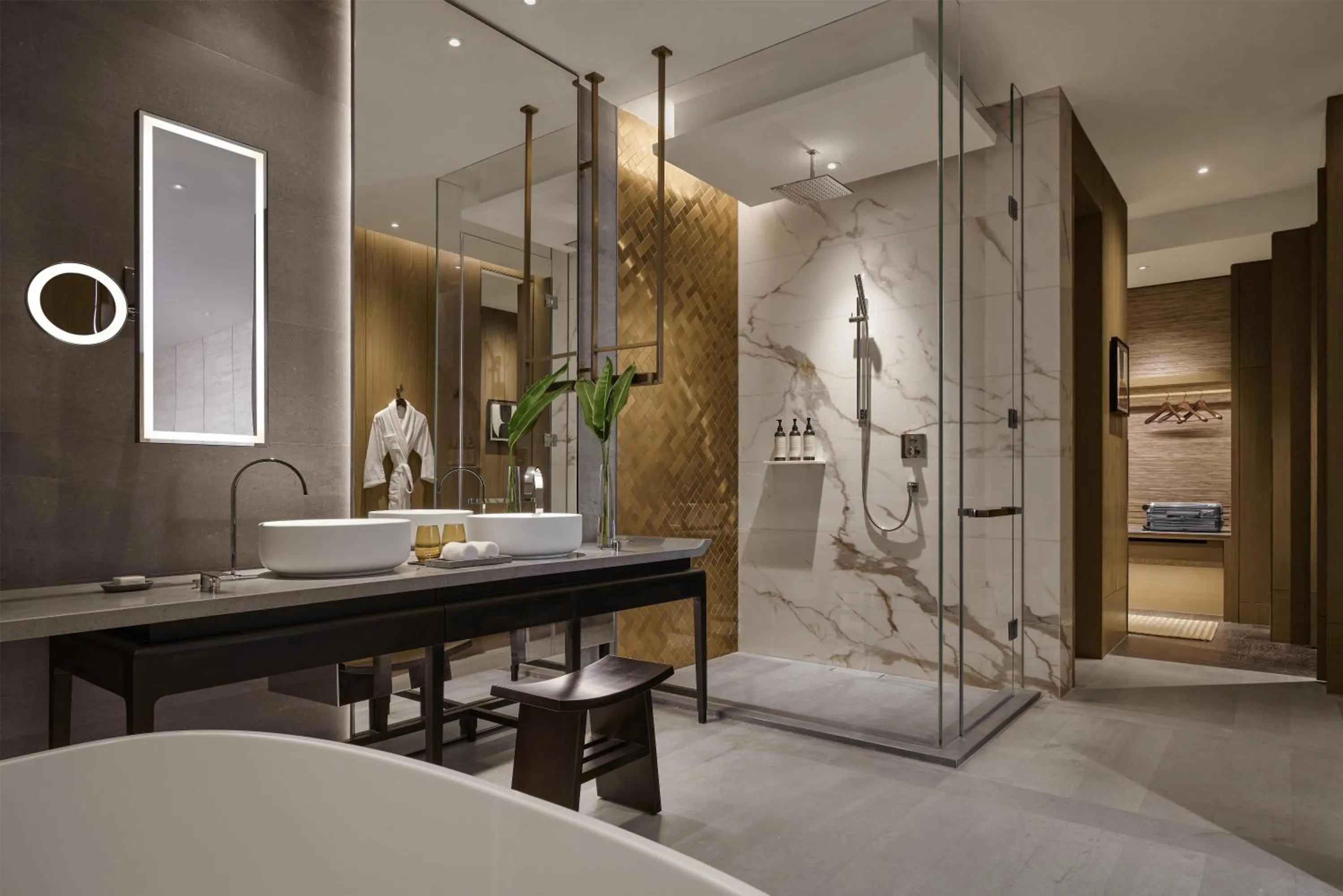 Bathroom, Bed in Park Hyatt Kuala Lumpur