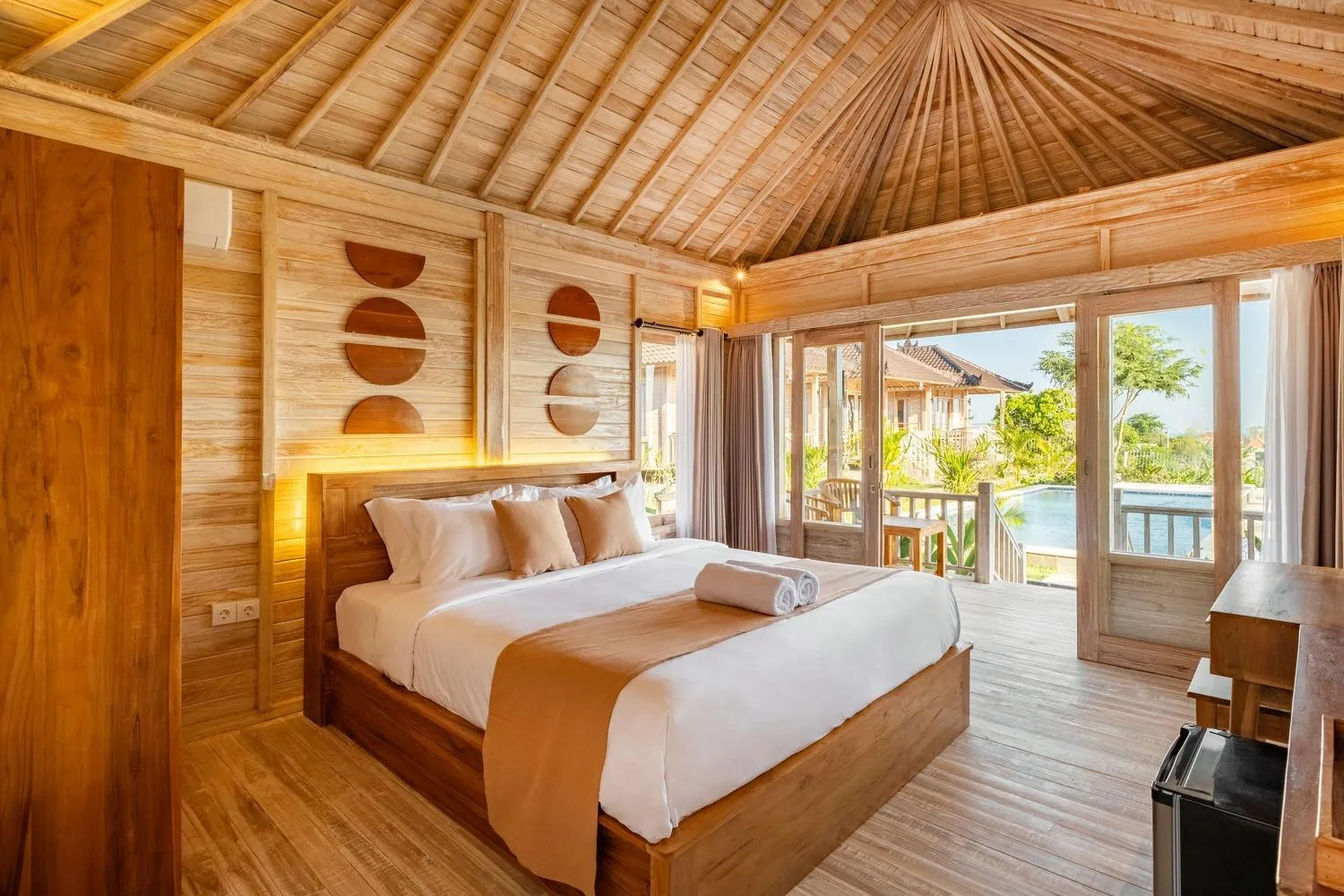 Photo of the whole room, Bed in Cove D Ancak Villa and Bungalow