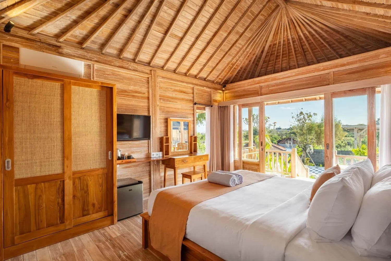 Bed in Cove D Ancak Villa and Bungalow
