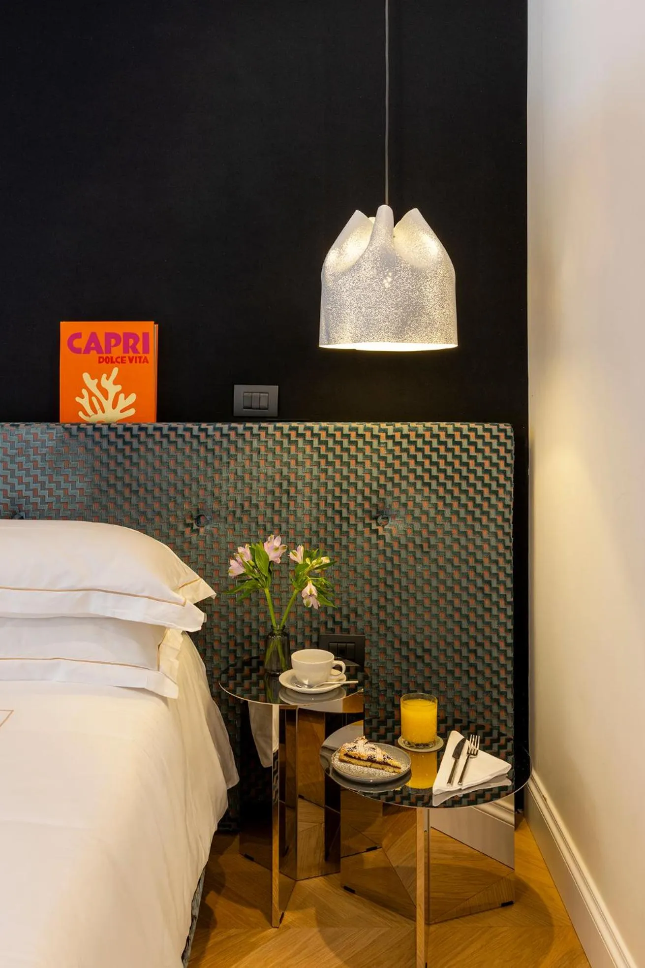 Decorative detail, Bed in Nerva Boutique Hotel