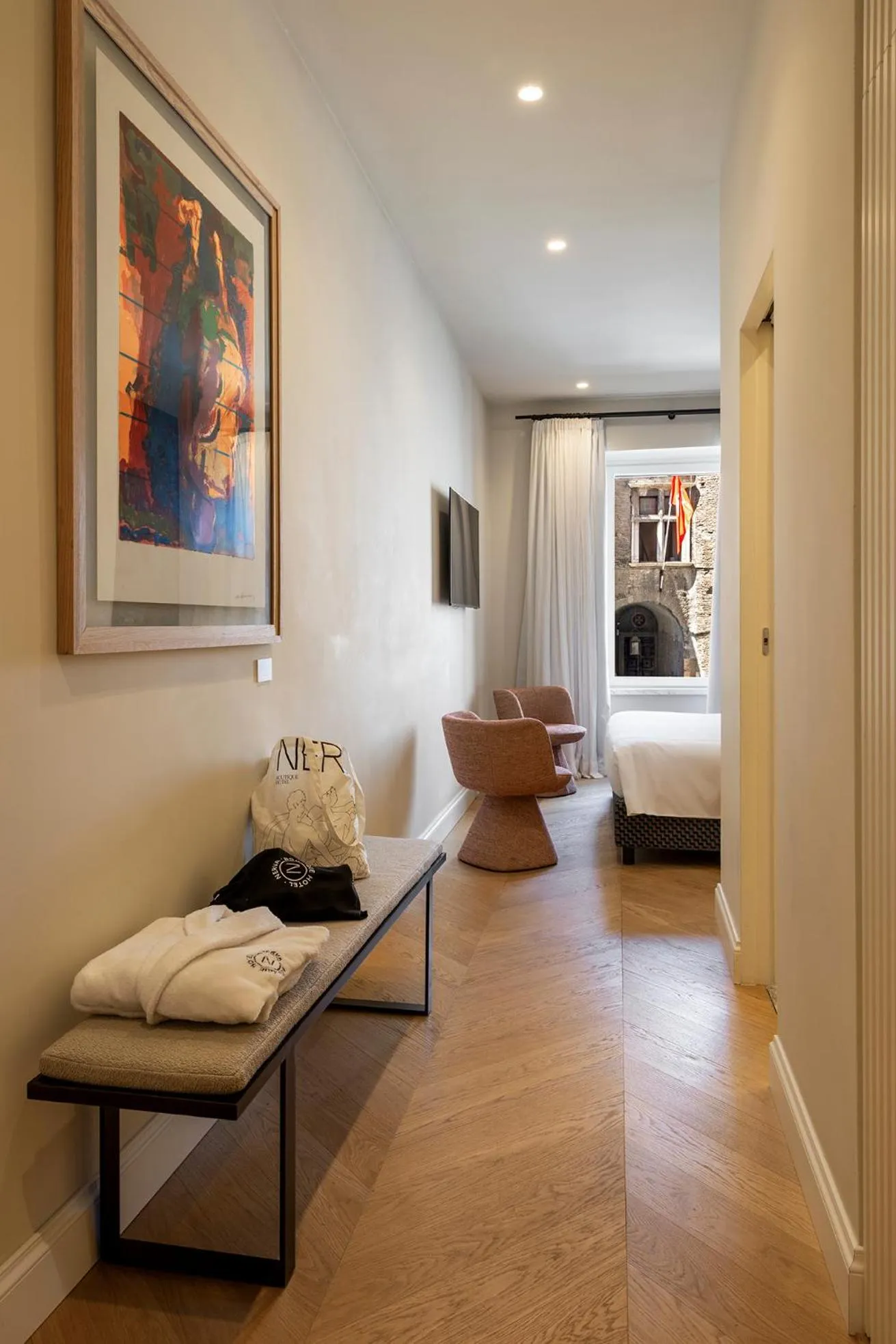 Bed in Nerva Boutique Hotel