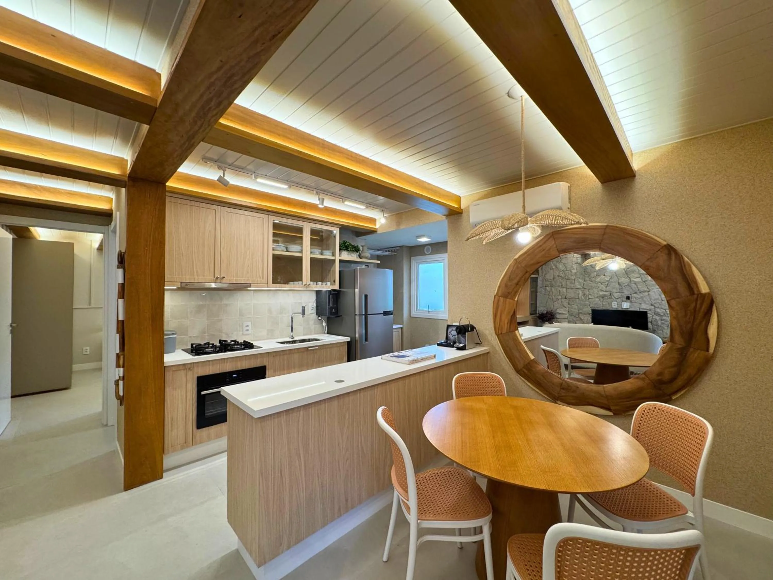 Kitchen or kitchenette in Villas Jurerê Residences