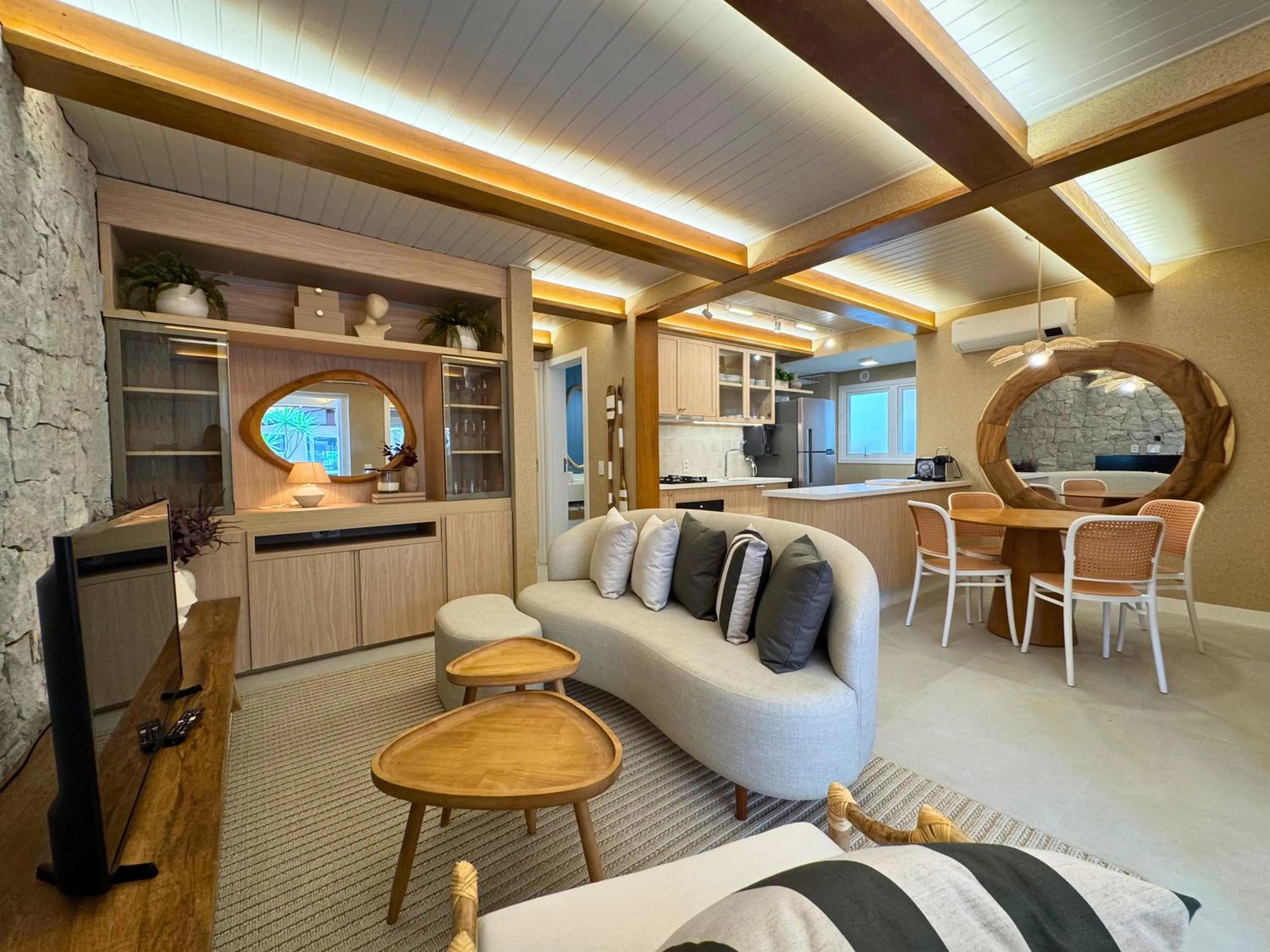 Seating area in Villas Jurerê Residences