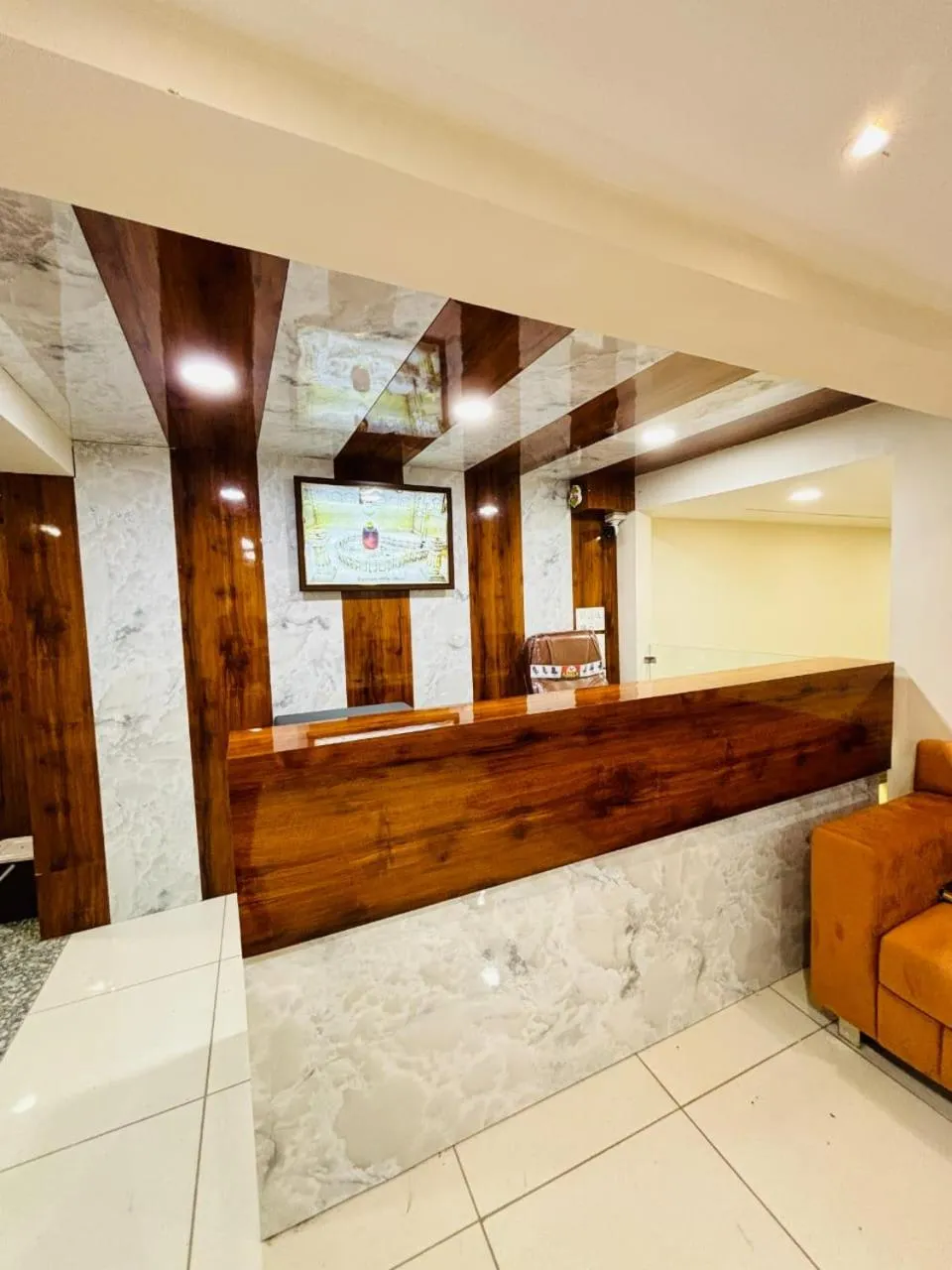 Lobby or reception in Hotel Shreegopal