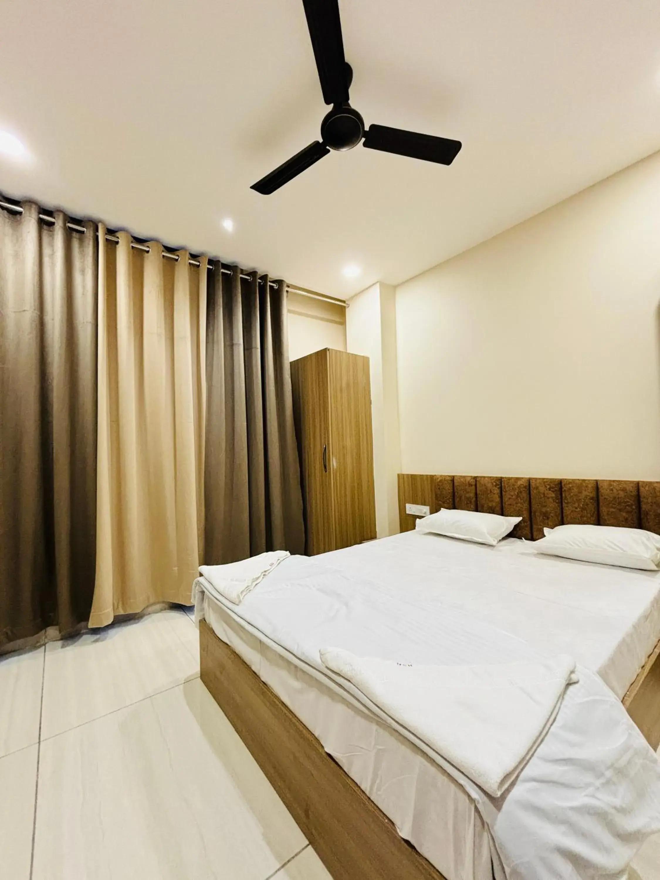 Bed in Hotel Shreegopal Bed in Hotel Shreegopal