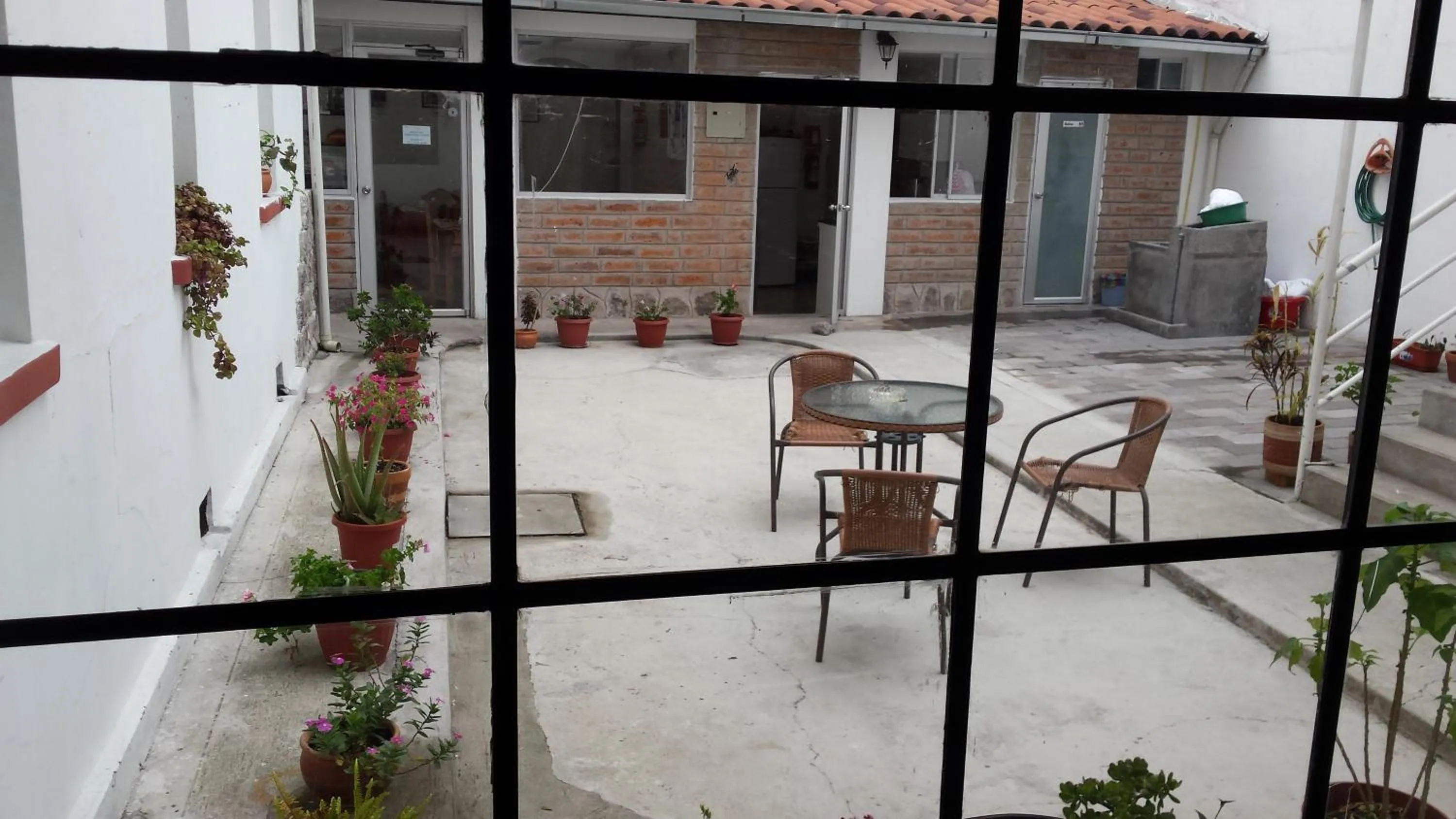 Patio in Heritage Inn